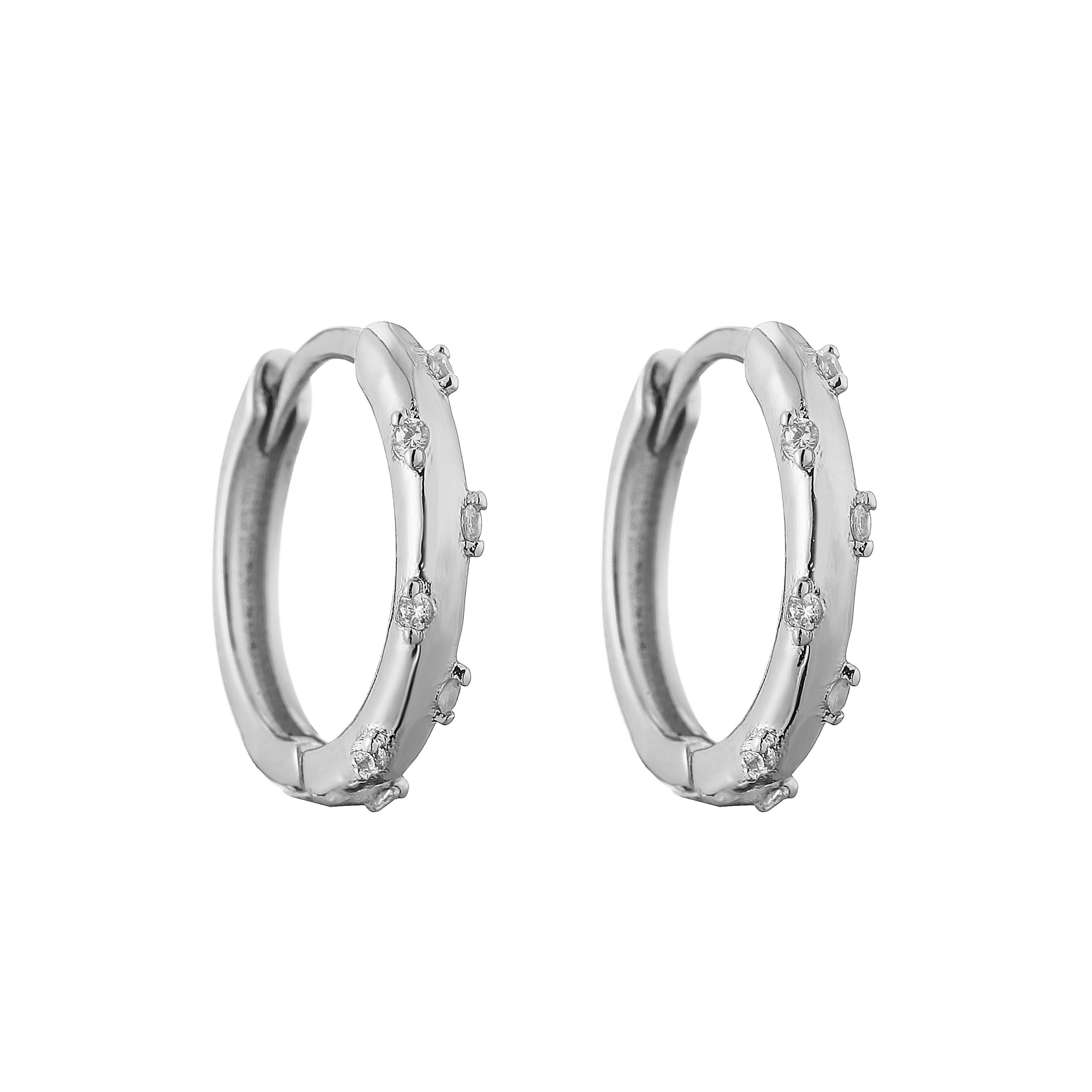 Sparkling Cubic Zirconia Earrings For Women Wedding And Evening Jewelry 1
