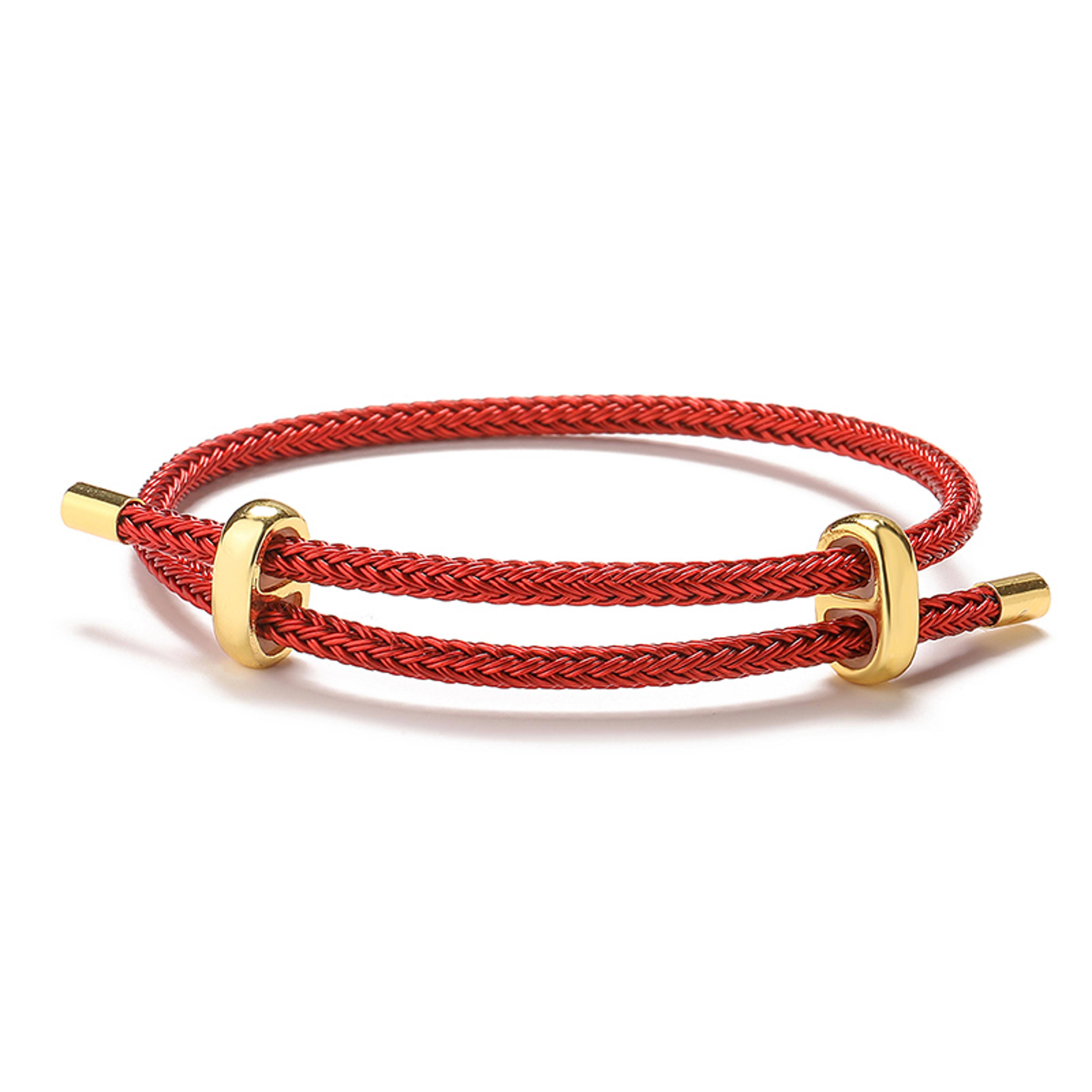Adjustable Steel Wire Bracelet For Women And Men Couple Jewelry 5