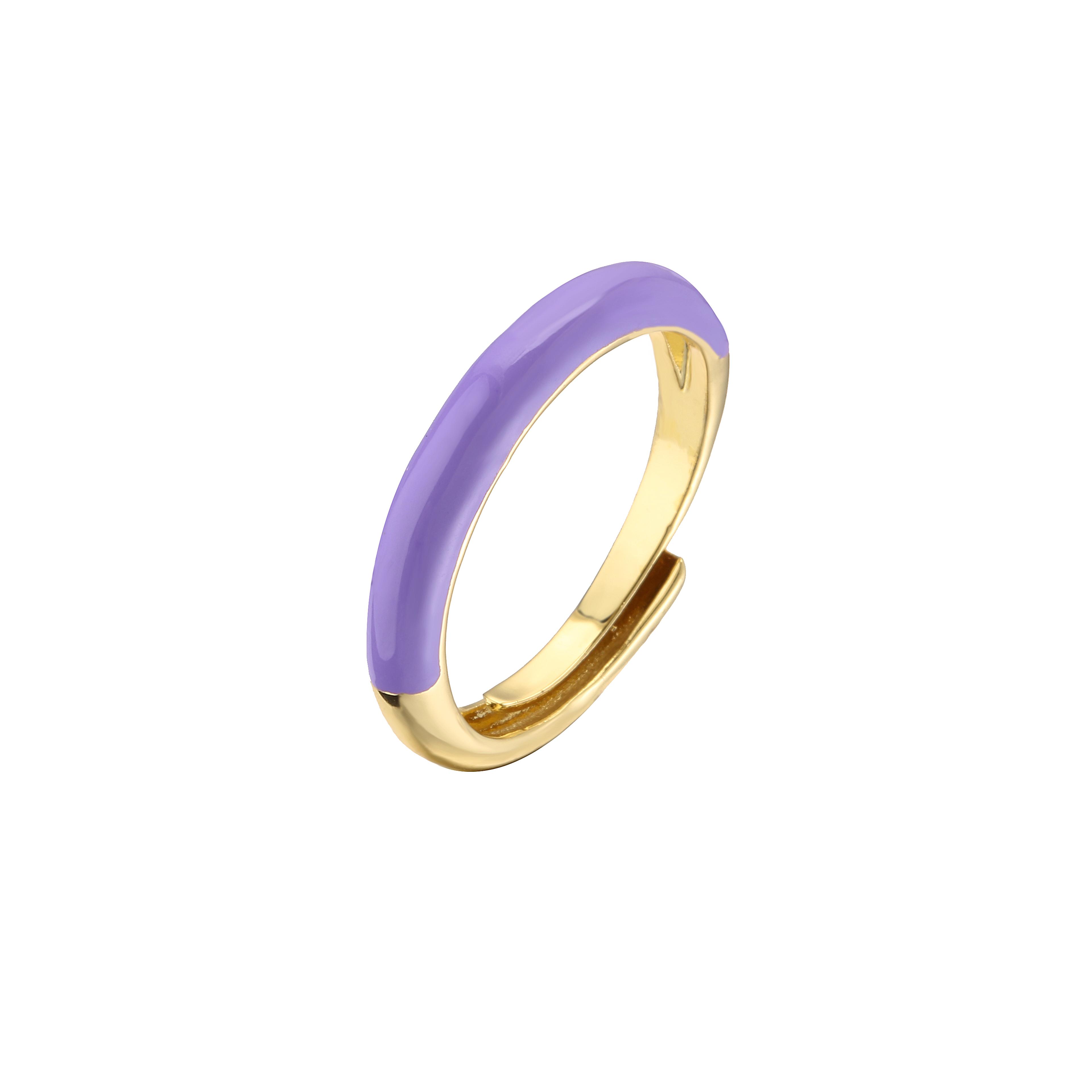 Enamel Rings For Women Minimalist Stackable Fashion Ring 15