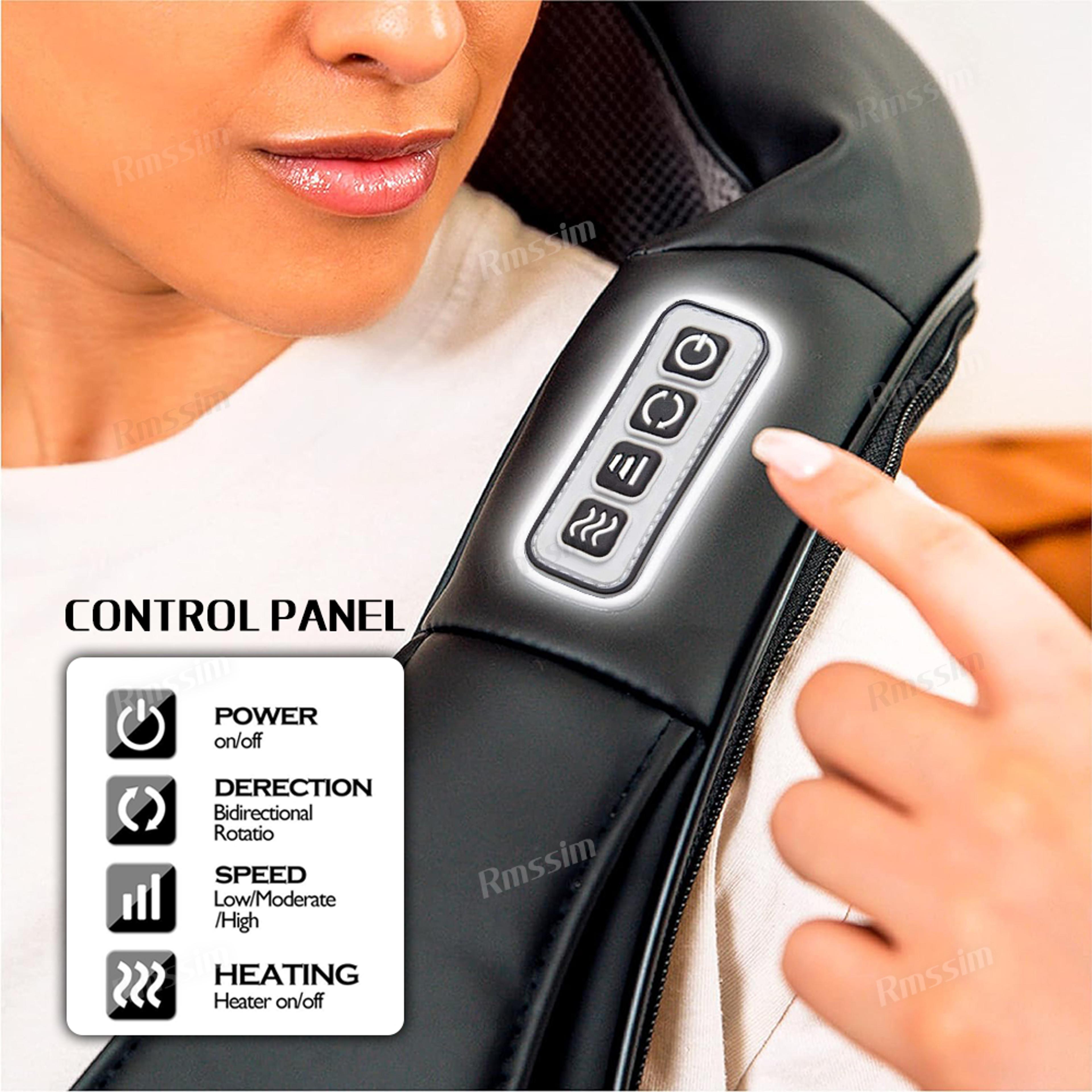Neck And Shoulder Massager With Heat Deep Kneading Massage Pillow 4