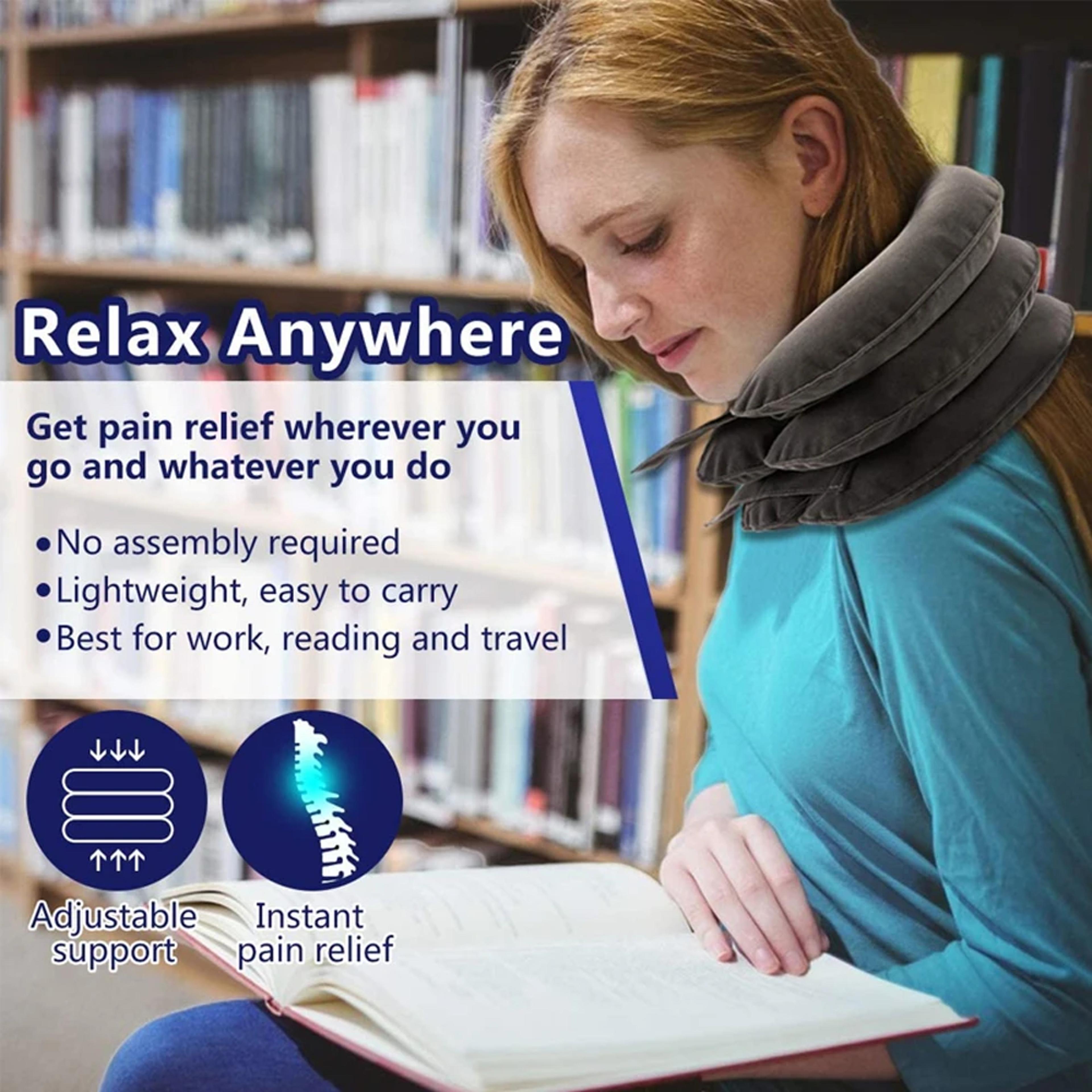 Adjustable Inflatable Cervical Neck Traction Device And Neck Stretcher Pillow 5