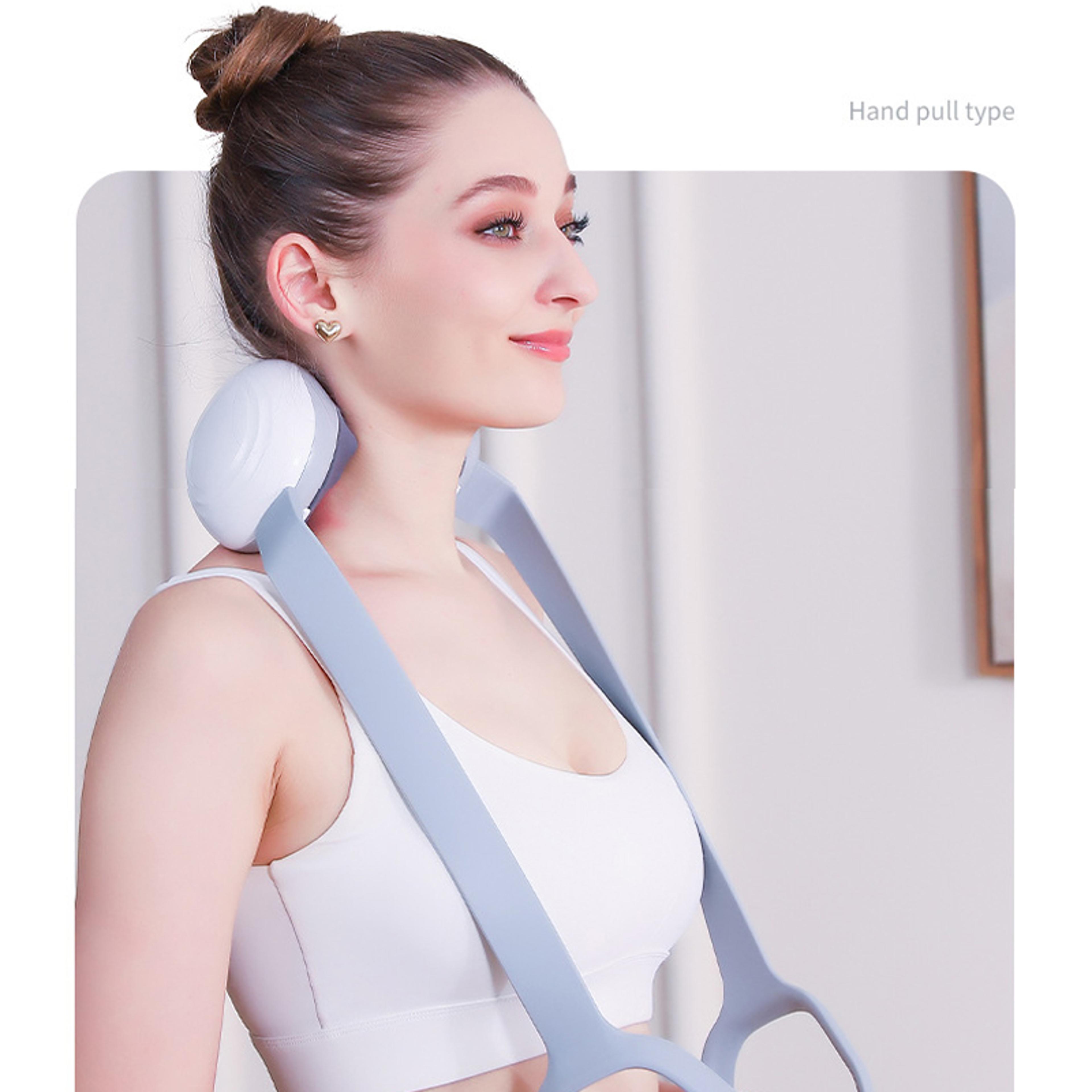 Heated Neck Massage Pillow Deep Tissue Neck And Shoulder Massager 4
