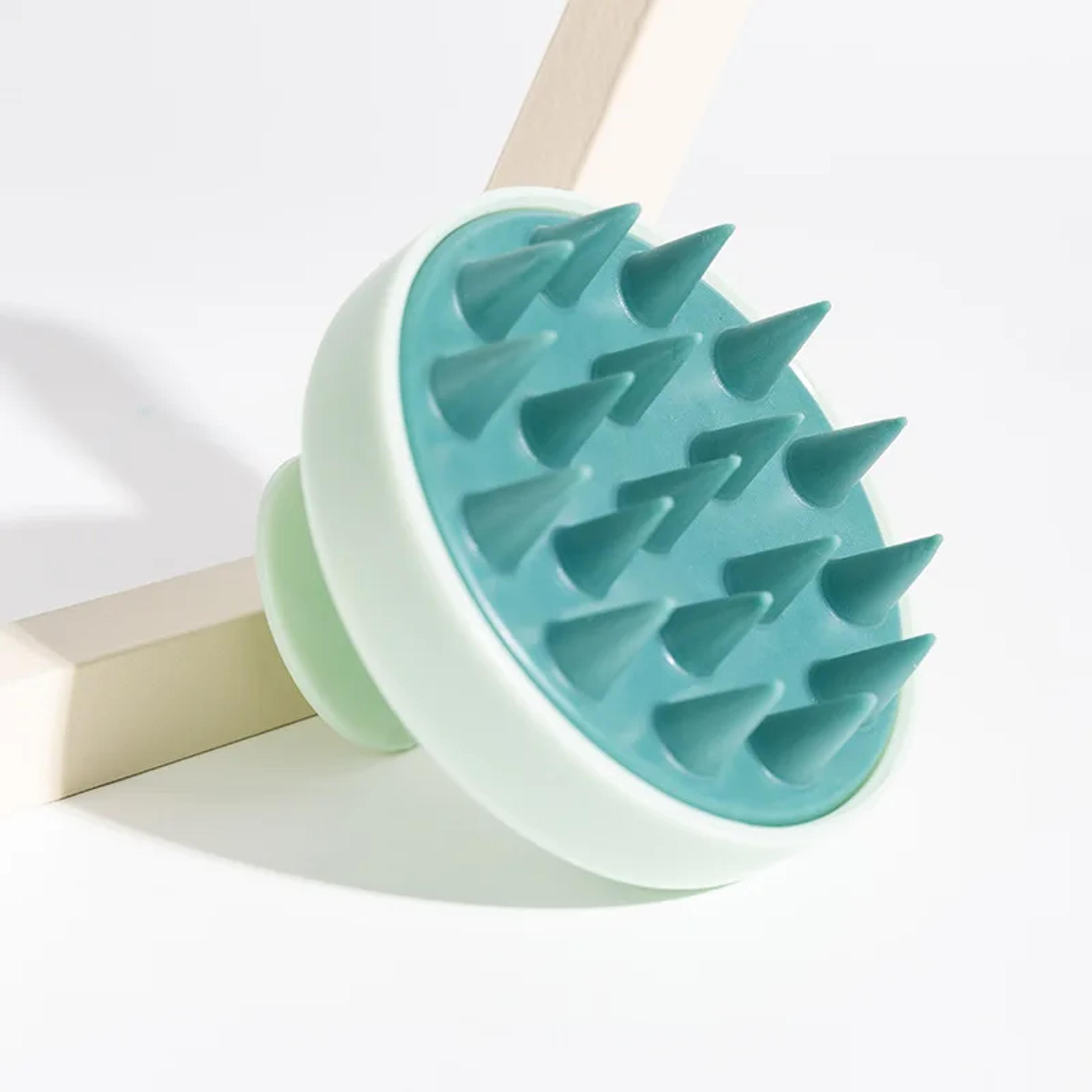 Silicone Scalp Massager Shampoo Brush For Deep Cleansing And Relaxing Hair Care 3
