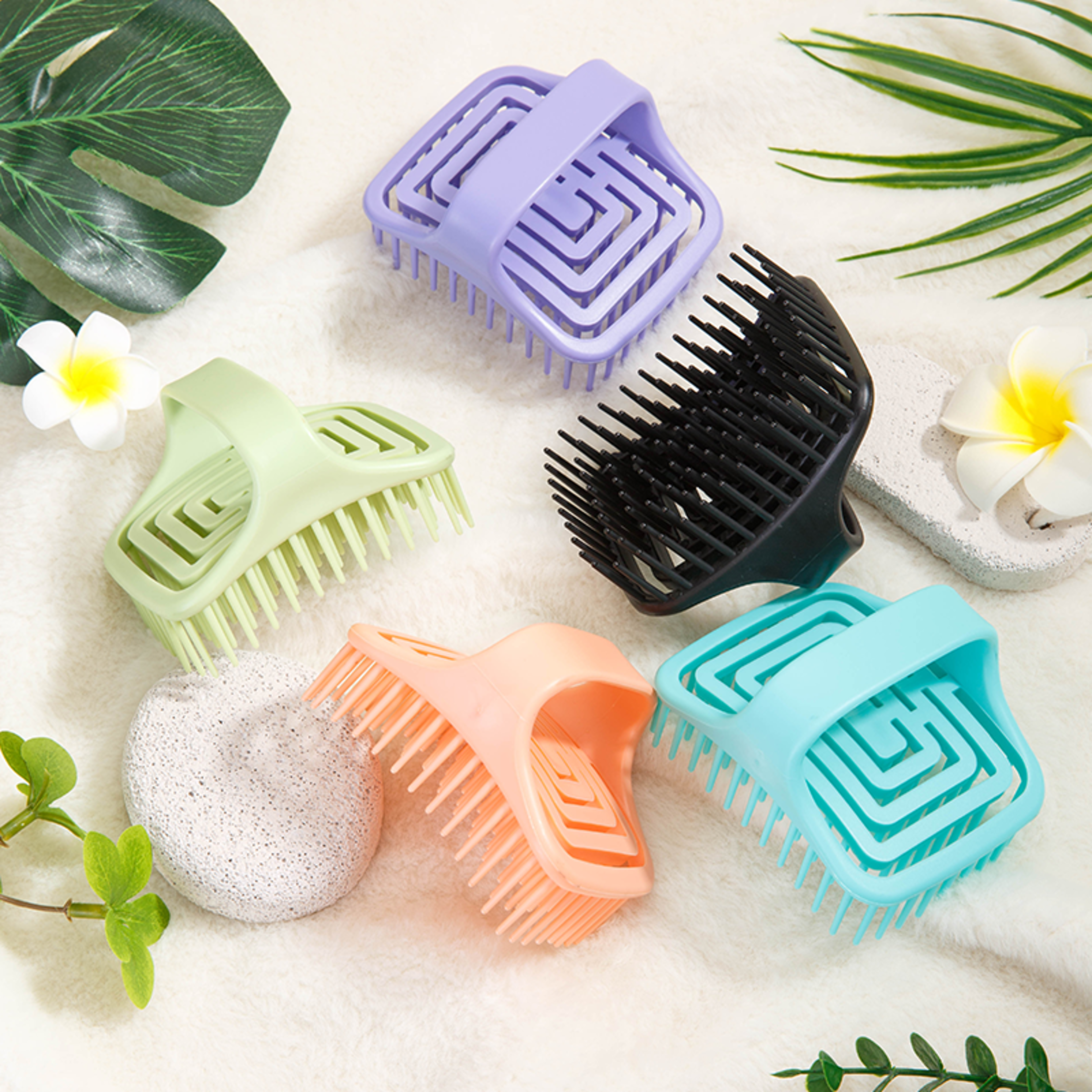 Soft Silicone Scalp Massager Shampoo Brush For Deep Cleansing And Hair Washing 5