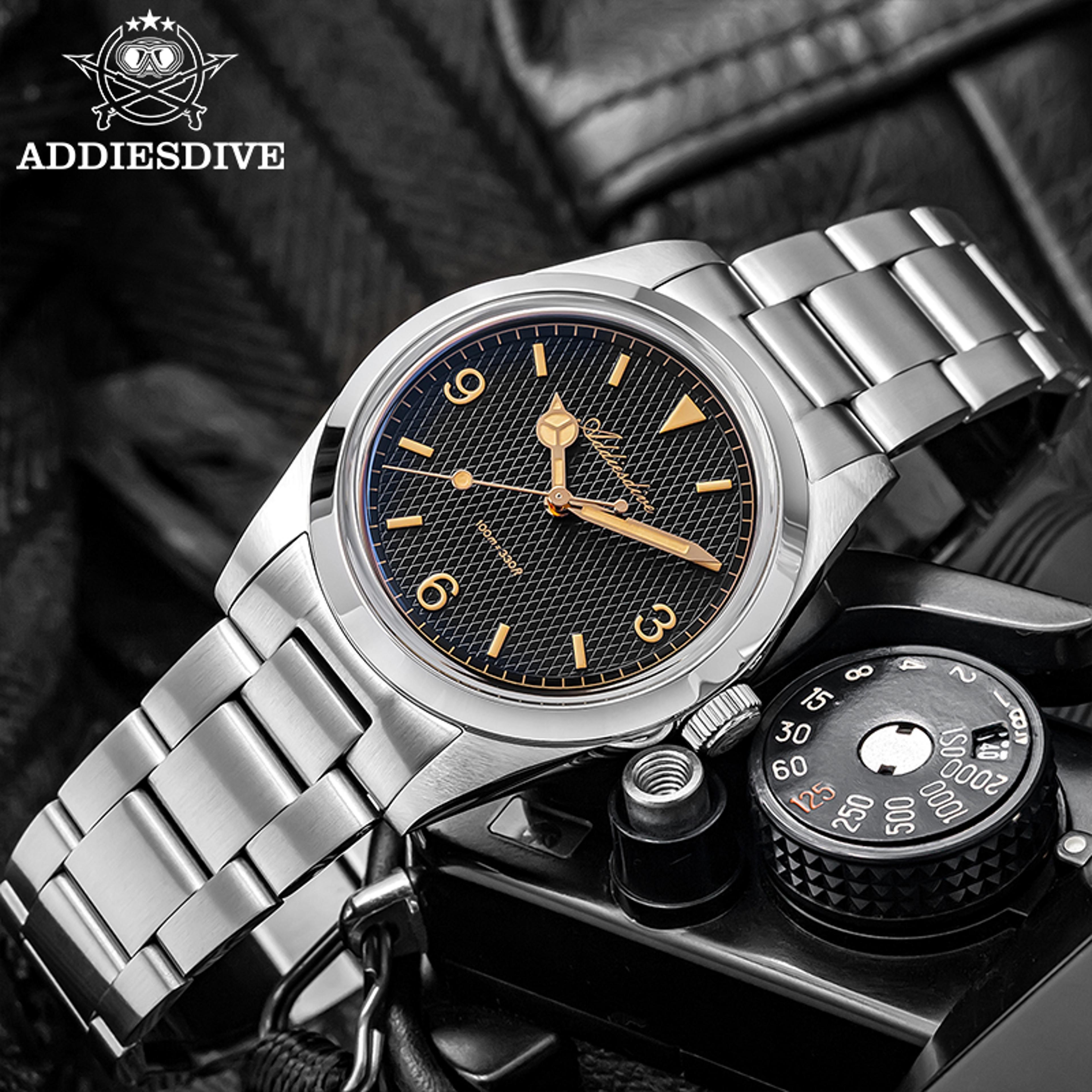 Mens Quartz Watch Luminous Watch With Stainless Steel Bracelet 3