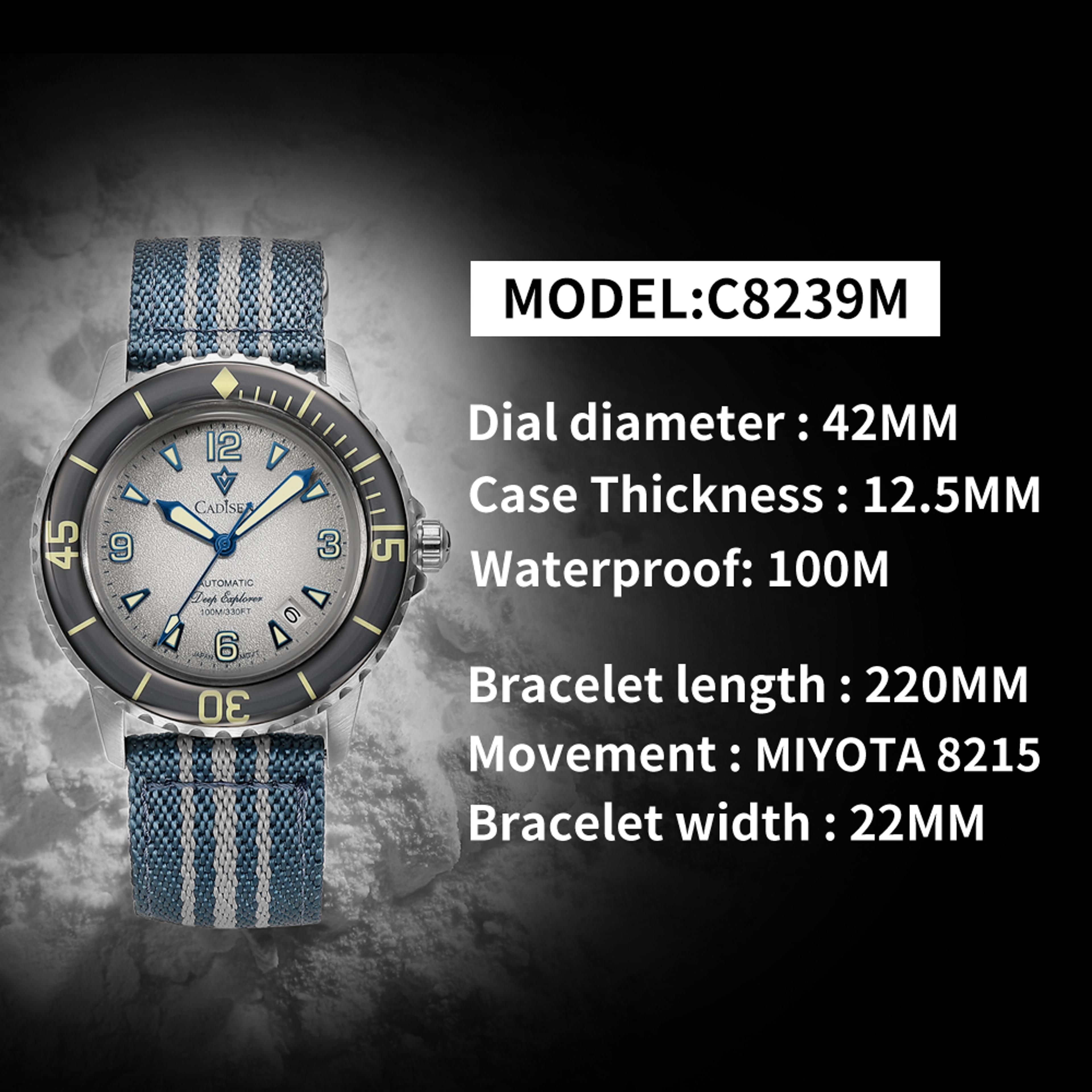 Deep Explorer Miyota Automatic Dive Watch For Men 6