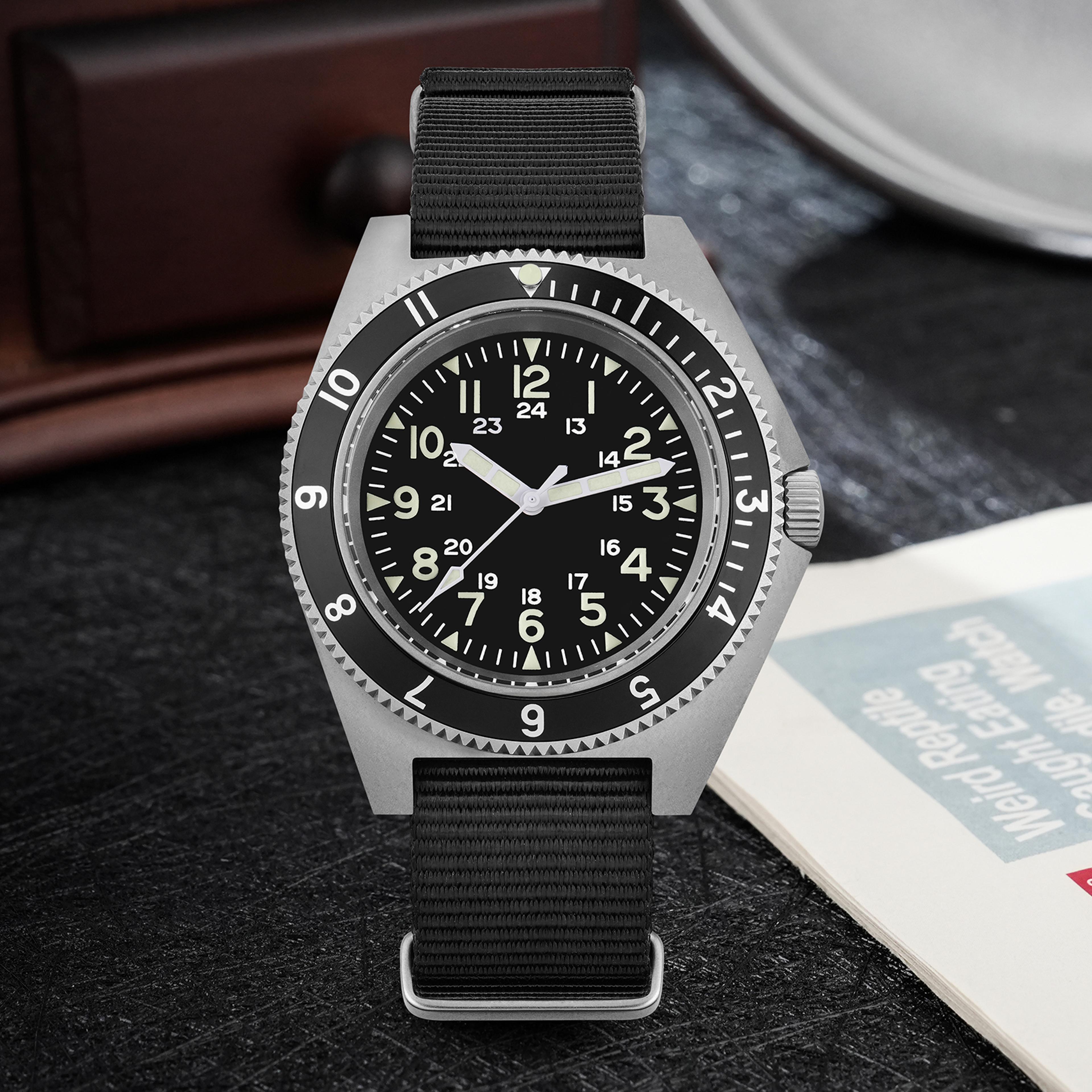 Watchdives VH31 Military Dive Watch Sapphire Crystal 3