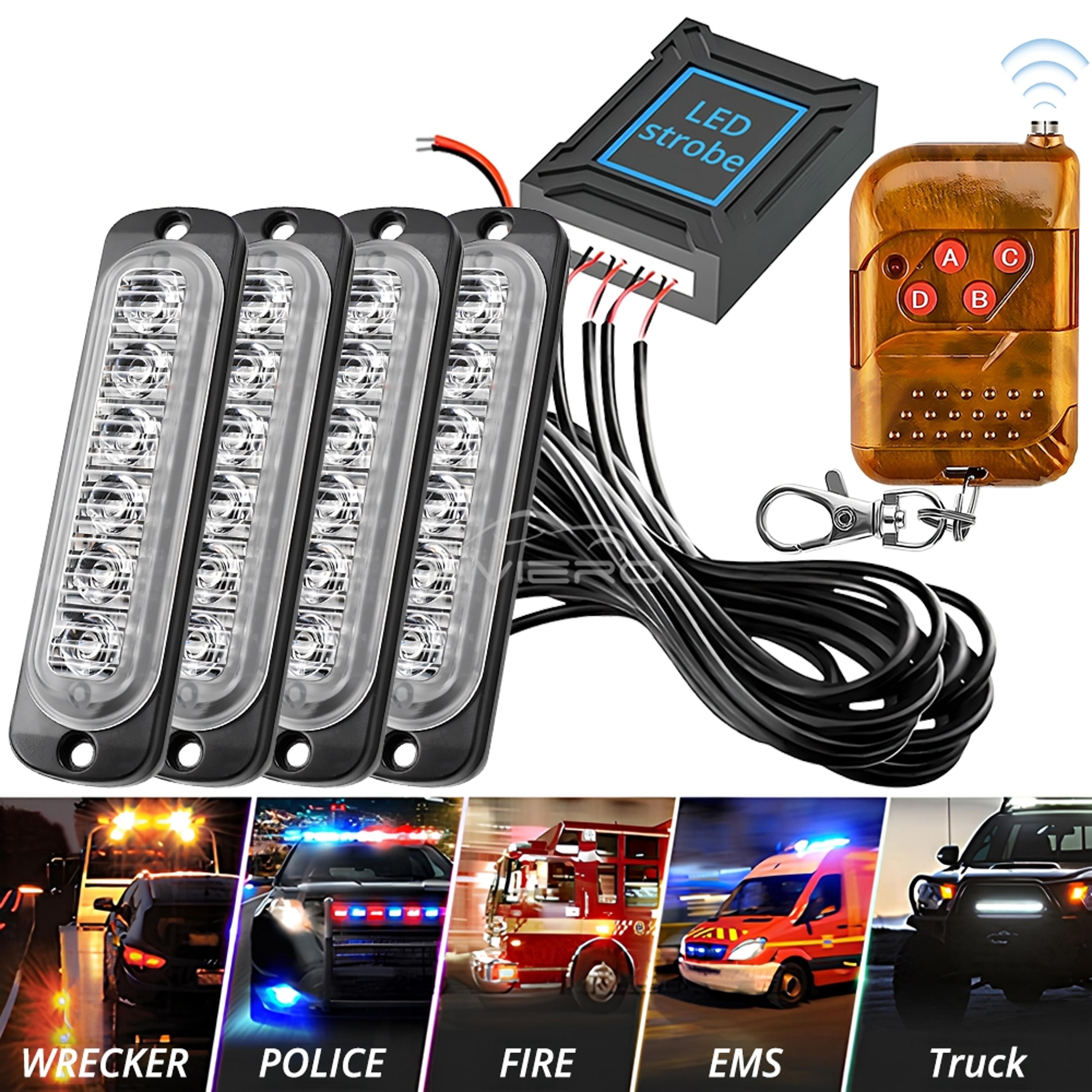LED Wireless Car Strobe Warning Light For Cars Trucks And Trailers 2