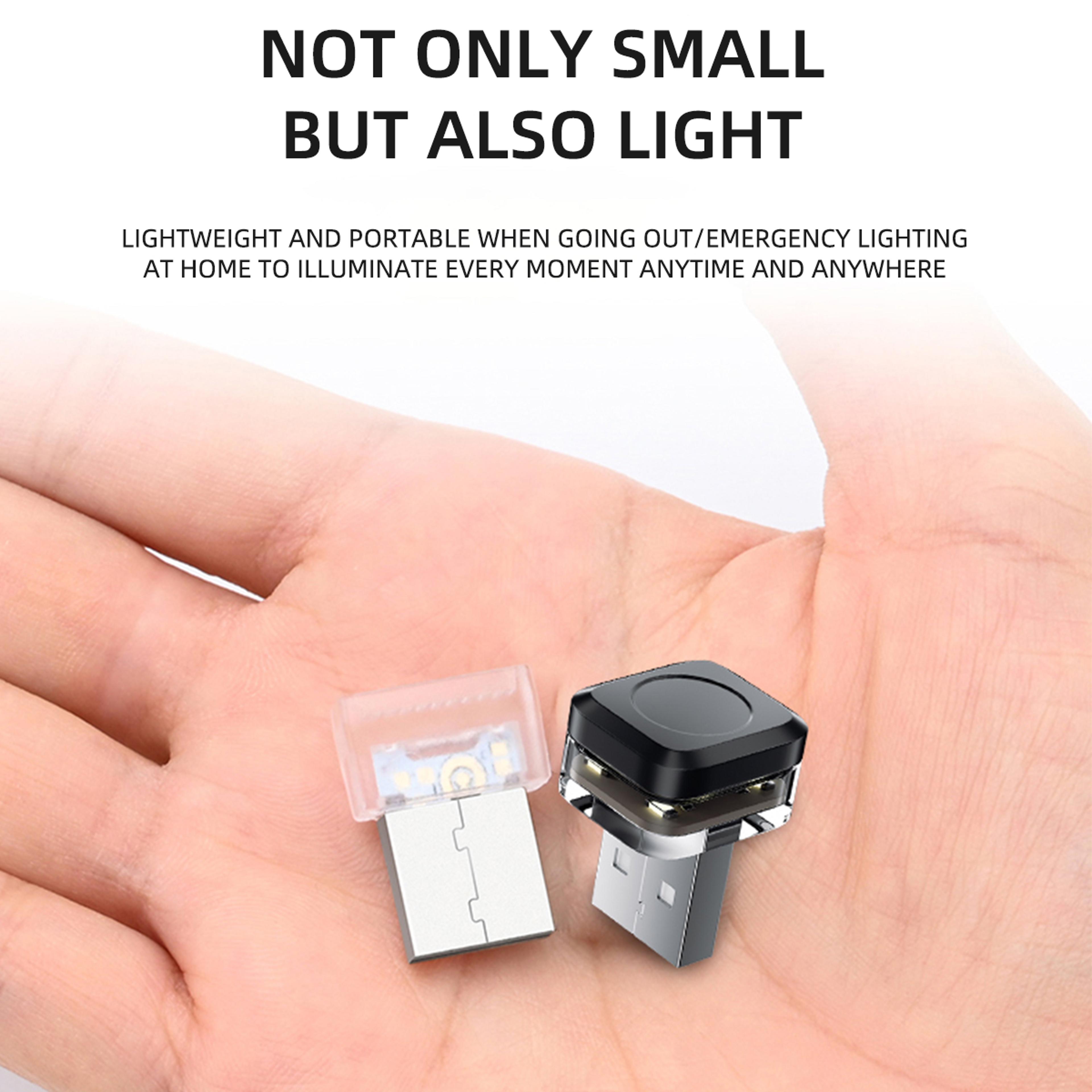 Mini USB LED Car Ambient Light Plug And Play Interior Atmosphere Lamp 3