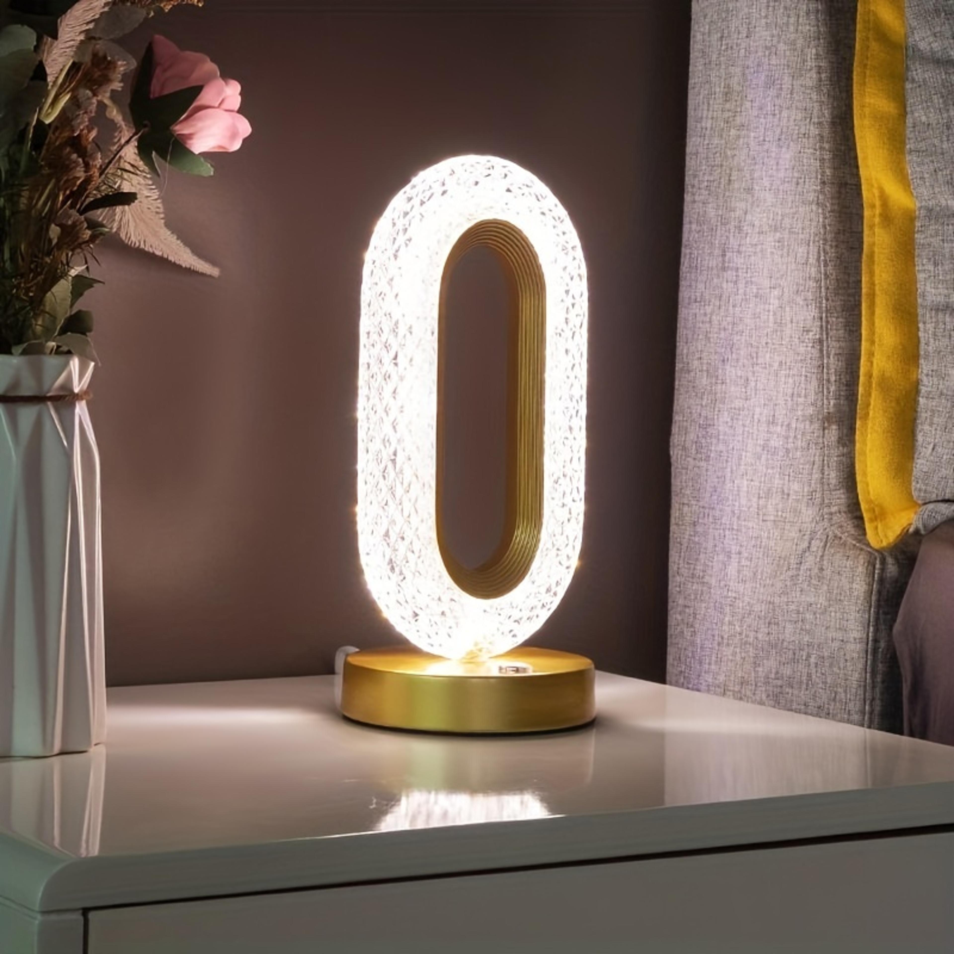 Rechargeable LED Bedside Lamp Wireless Reading Light And Ambient Mood Light 1