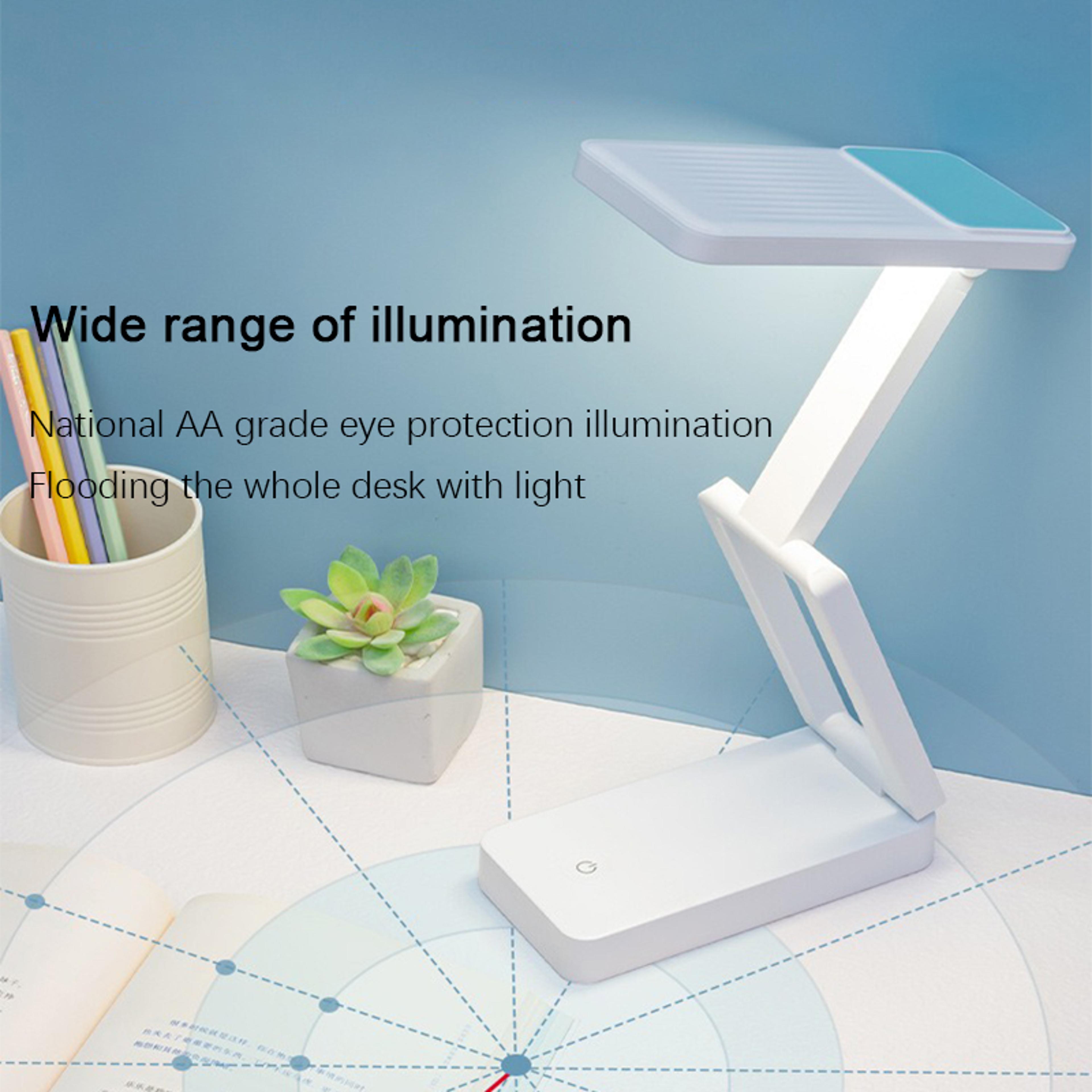 Foldable Rechargeable LED Desk Lamp Eye Care Portable Study Light 1
