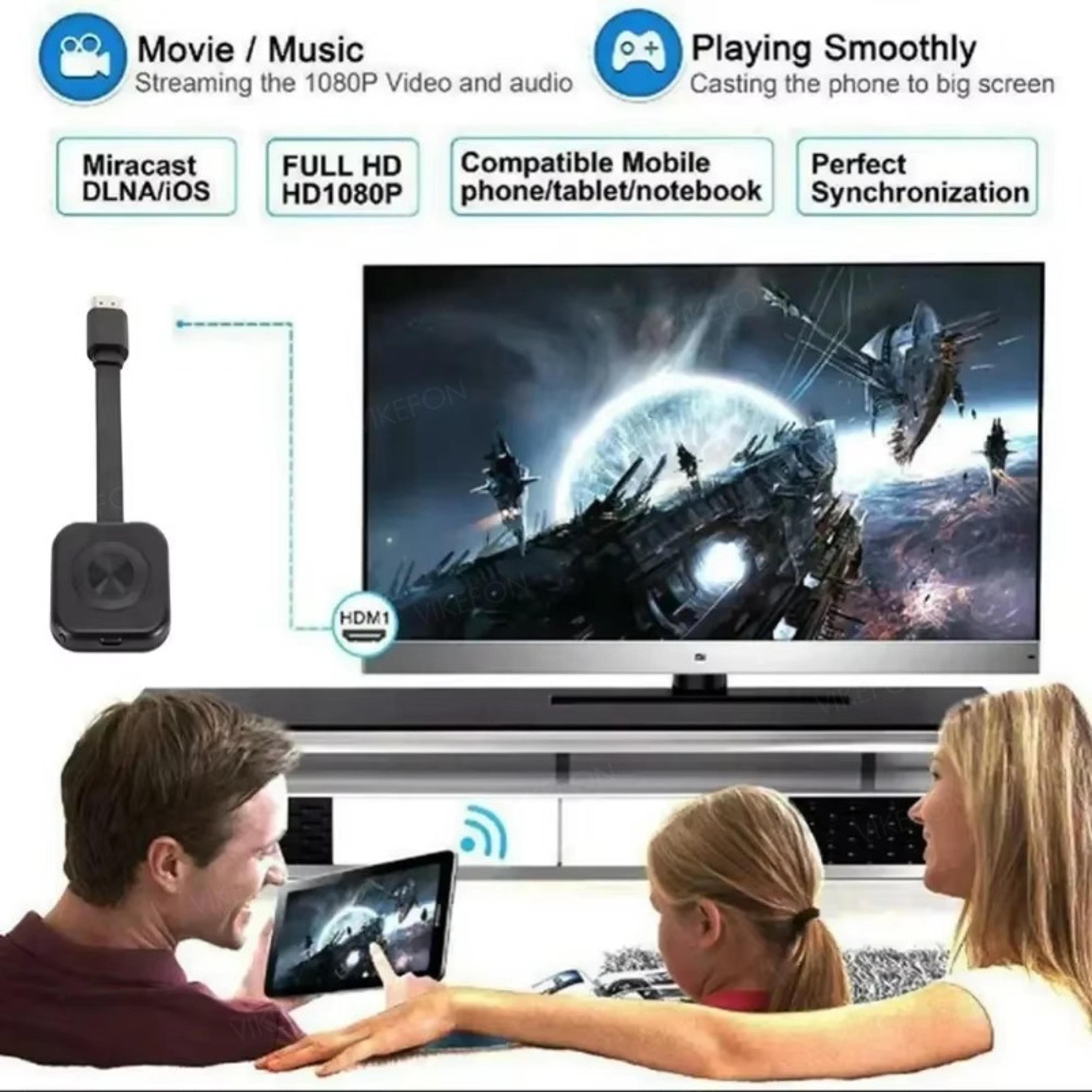 Wireless WiFi Receiver Video Transmitter 1080P HDMI Mirroring Adapter For IOS Android PC TV  Projec 1