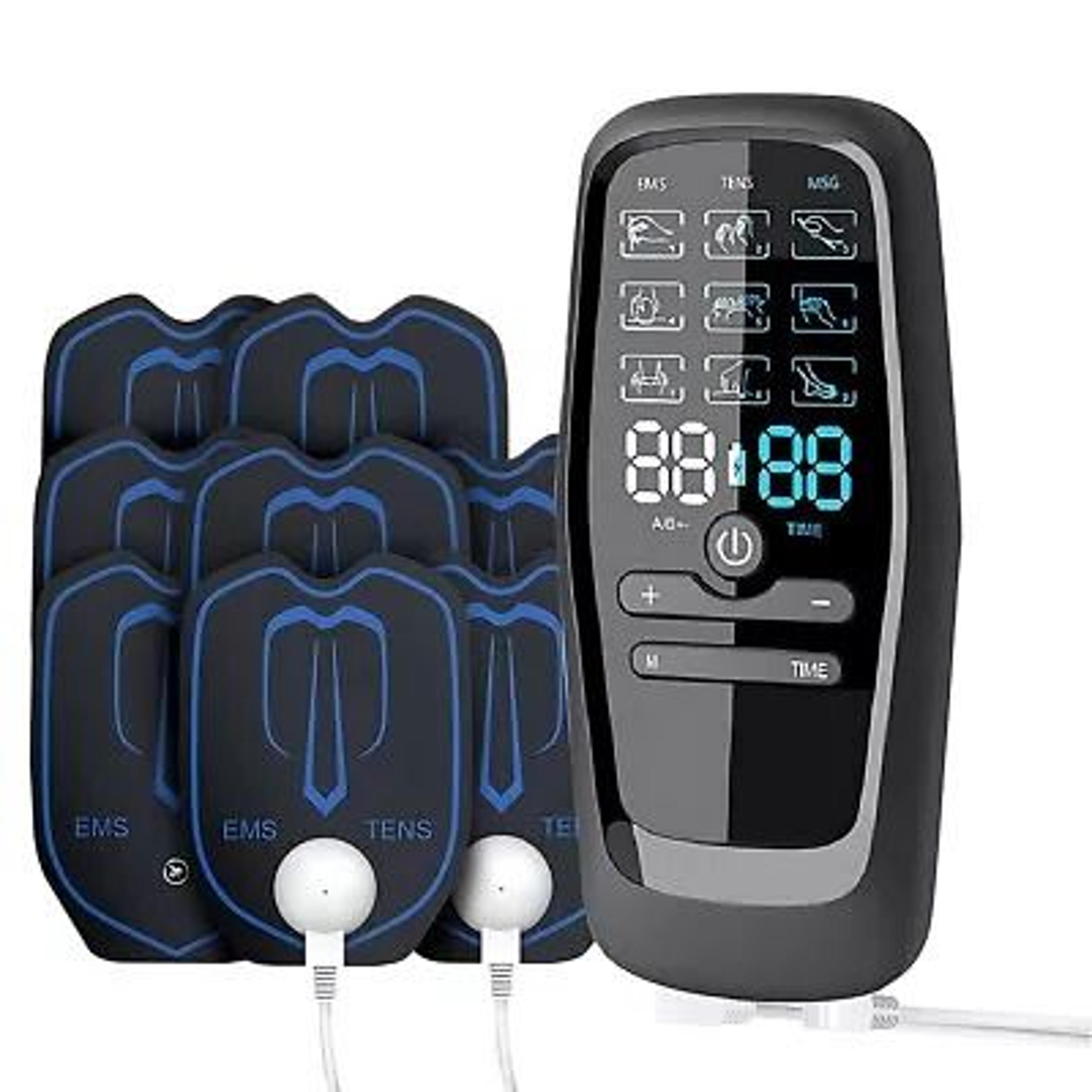 TENS EMS Muscle Stimulator Acupuncture  Physiotherapy Massager for Full Body Pain Relief  Slimmin