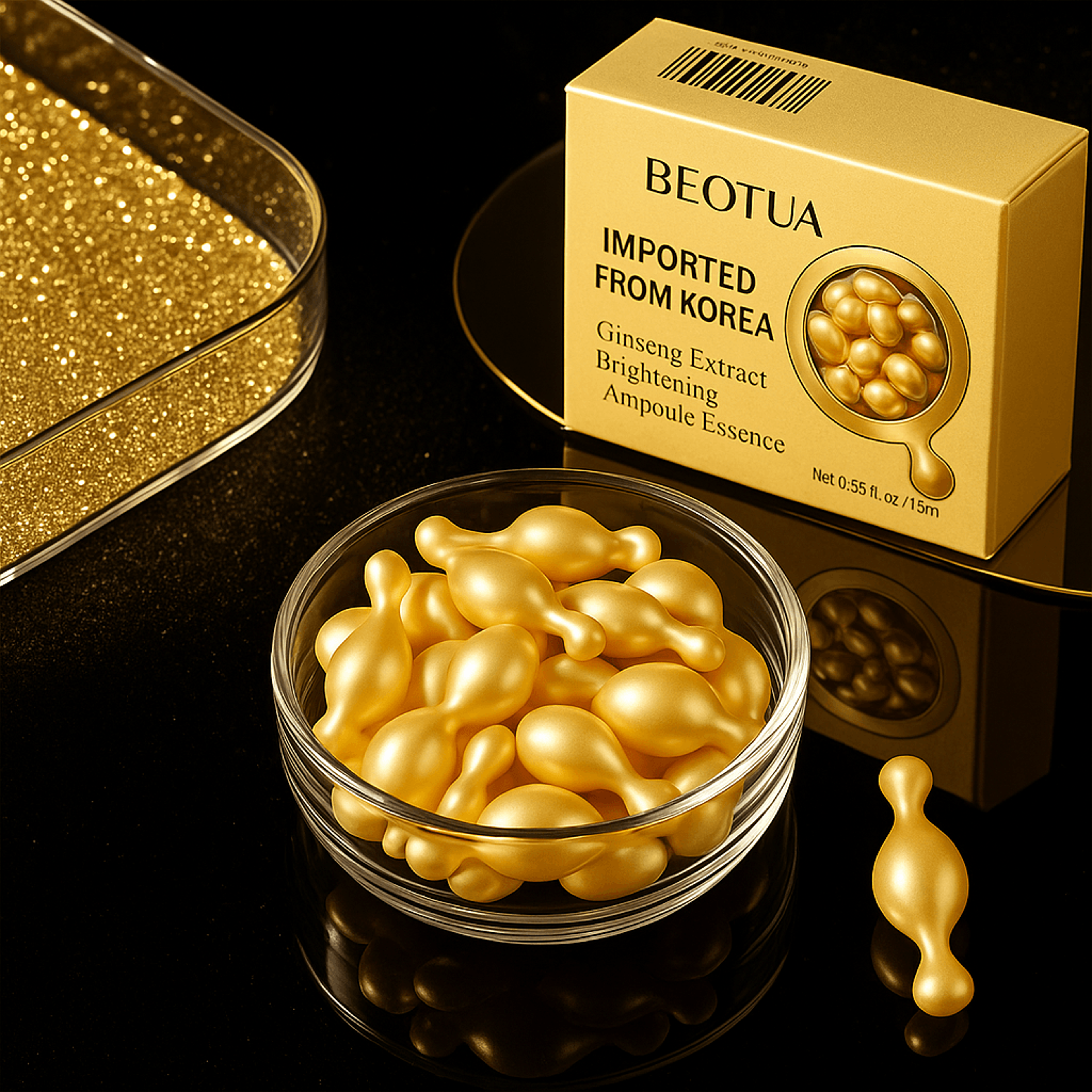 hyaluronic acid capsules serum, acne remover, whitening, firming & anti-wrinkle face care