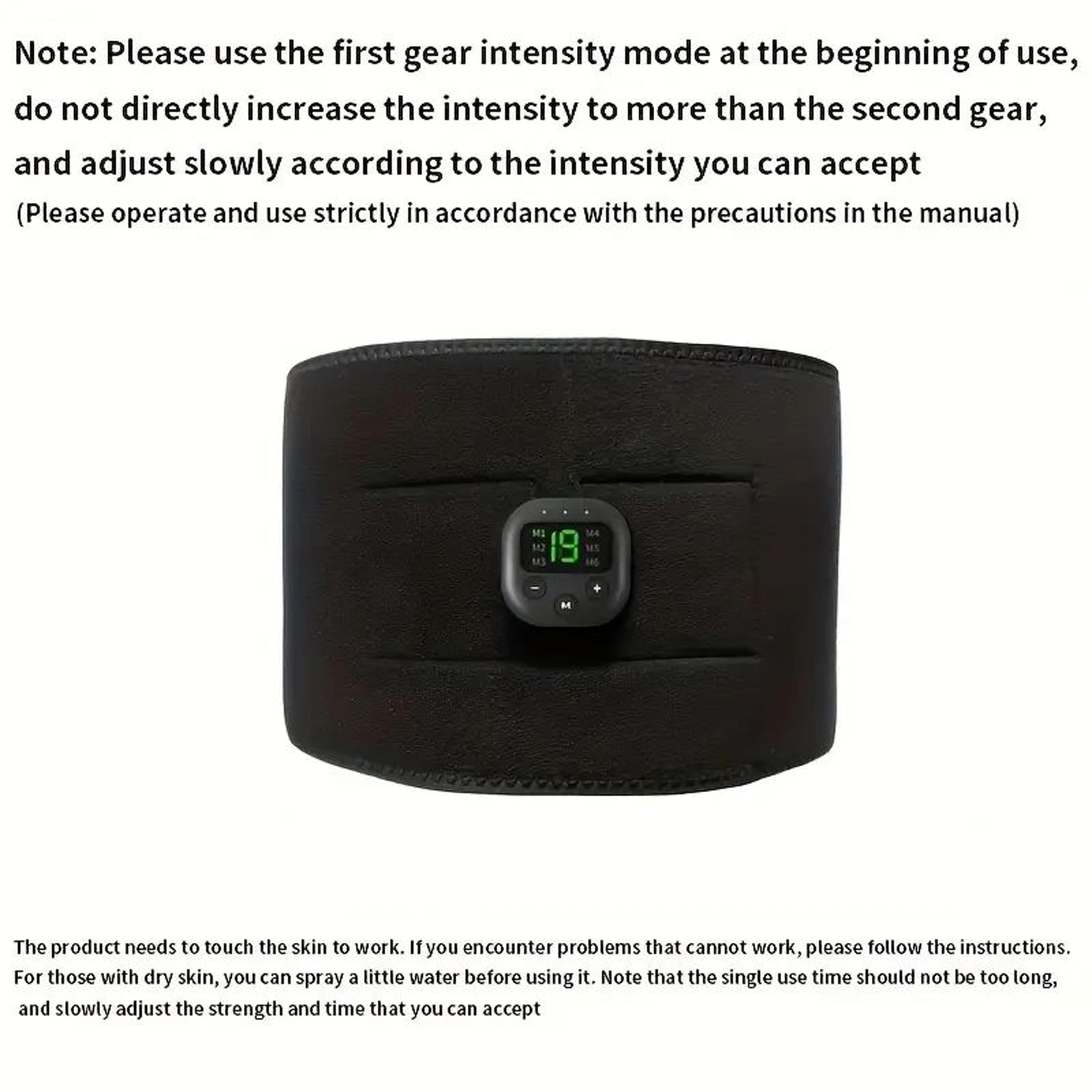 Portable Waist Massager Belt USB Charging Electric Shaper for Arm Hip  Leg  Weight Loss Trainer