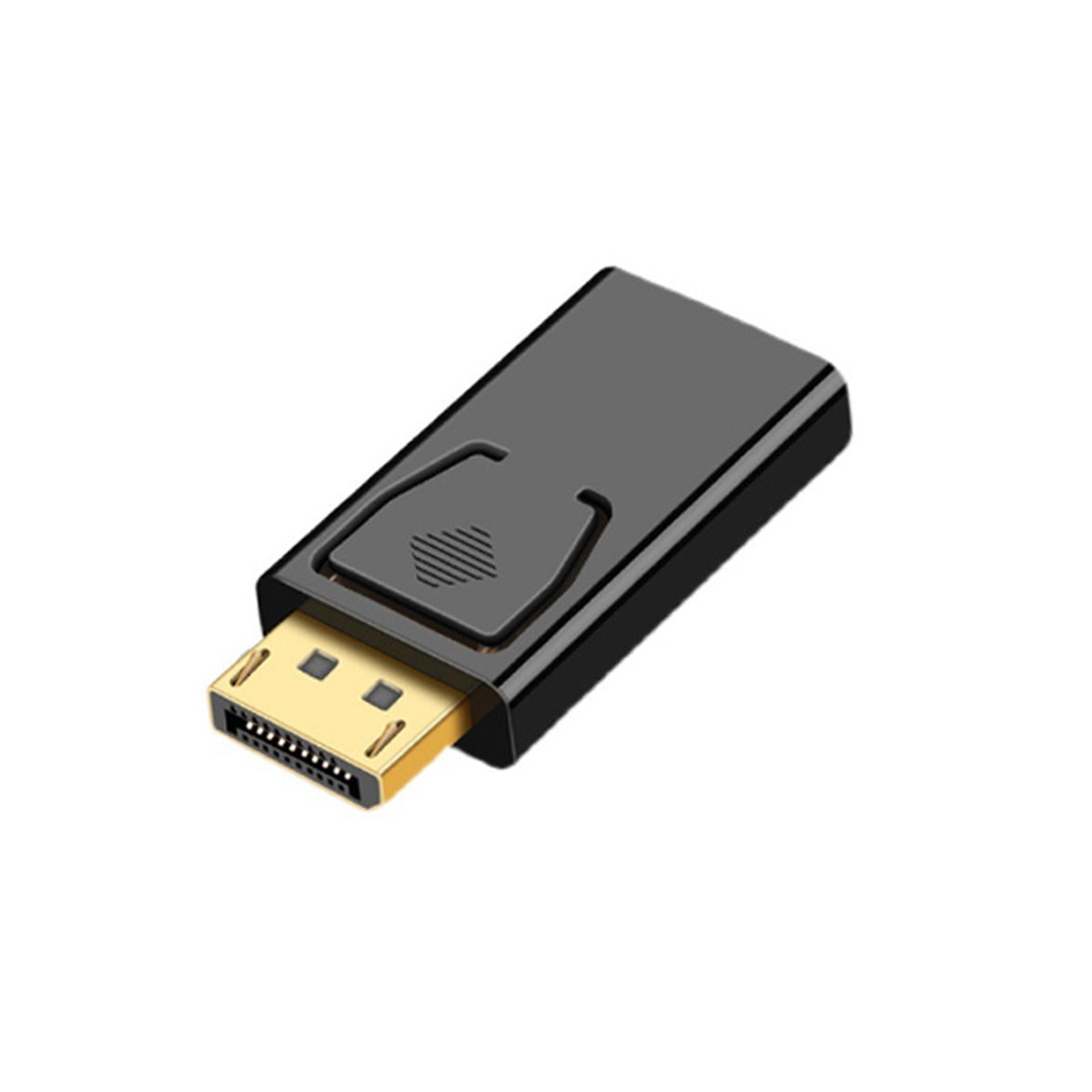 4K DisplayPort DP to HDMI Adapter DP Male to HDMI Female Video Audio Converter for TV Laptop Co