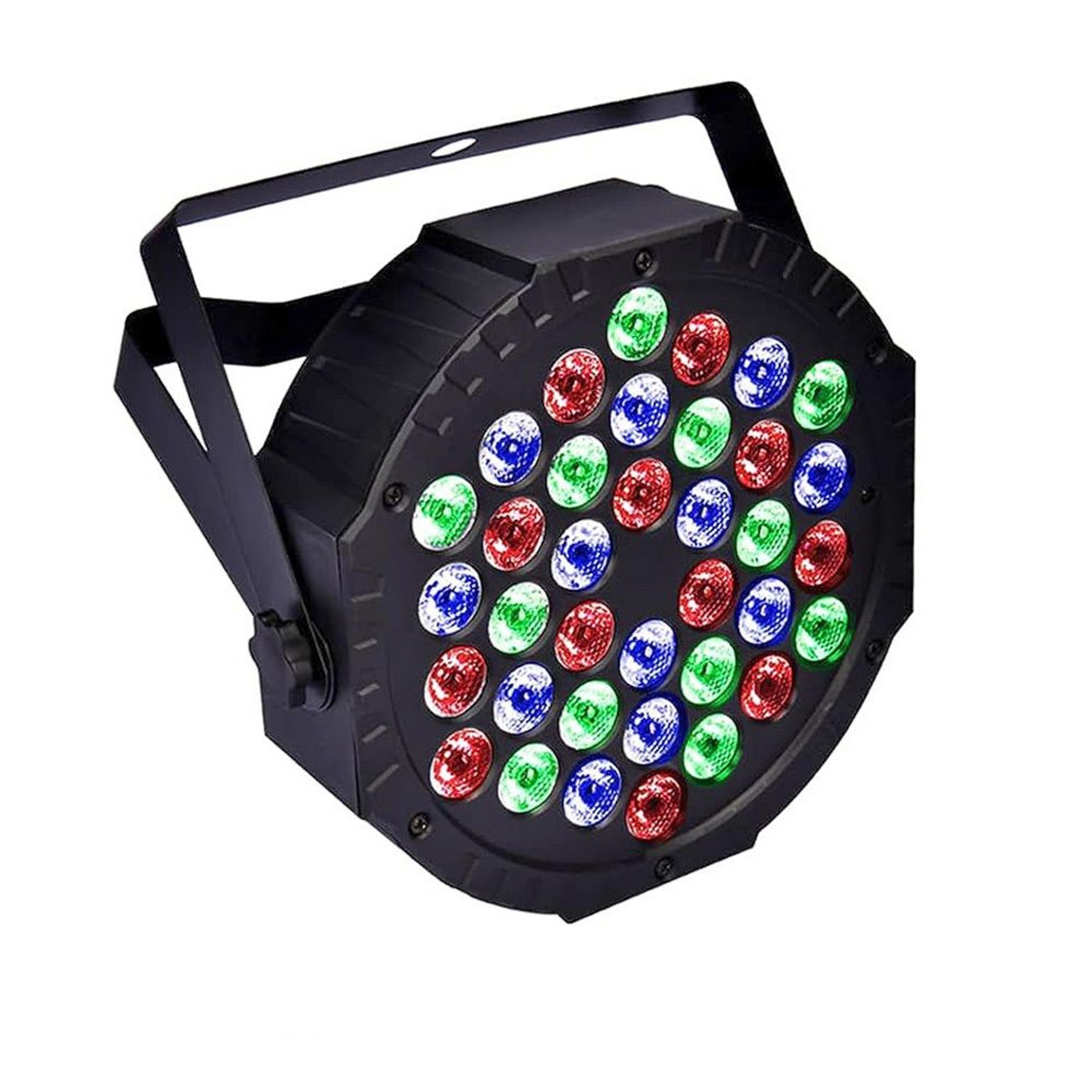 RGB DMX512 Flat Par Stage Light Sound Activated DJ Disco Party Lamp for Wedding Bar Club  Holida