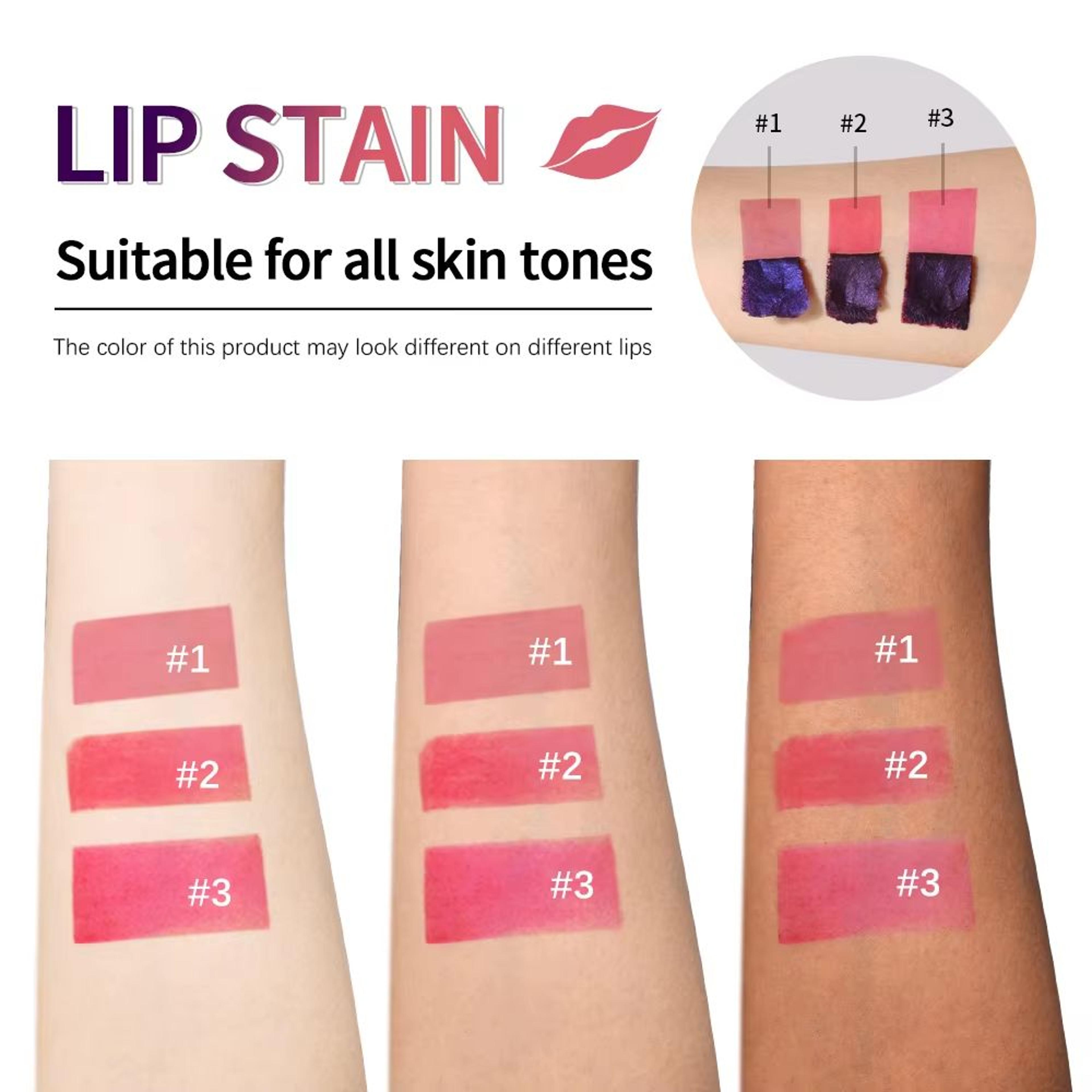 Waterproof Pink Lip Tint Peel Off Lip Stain Reveal Transfer Proof Non Stick Cup Long Lasting Natura 3
