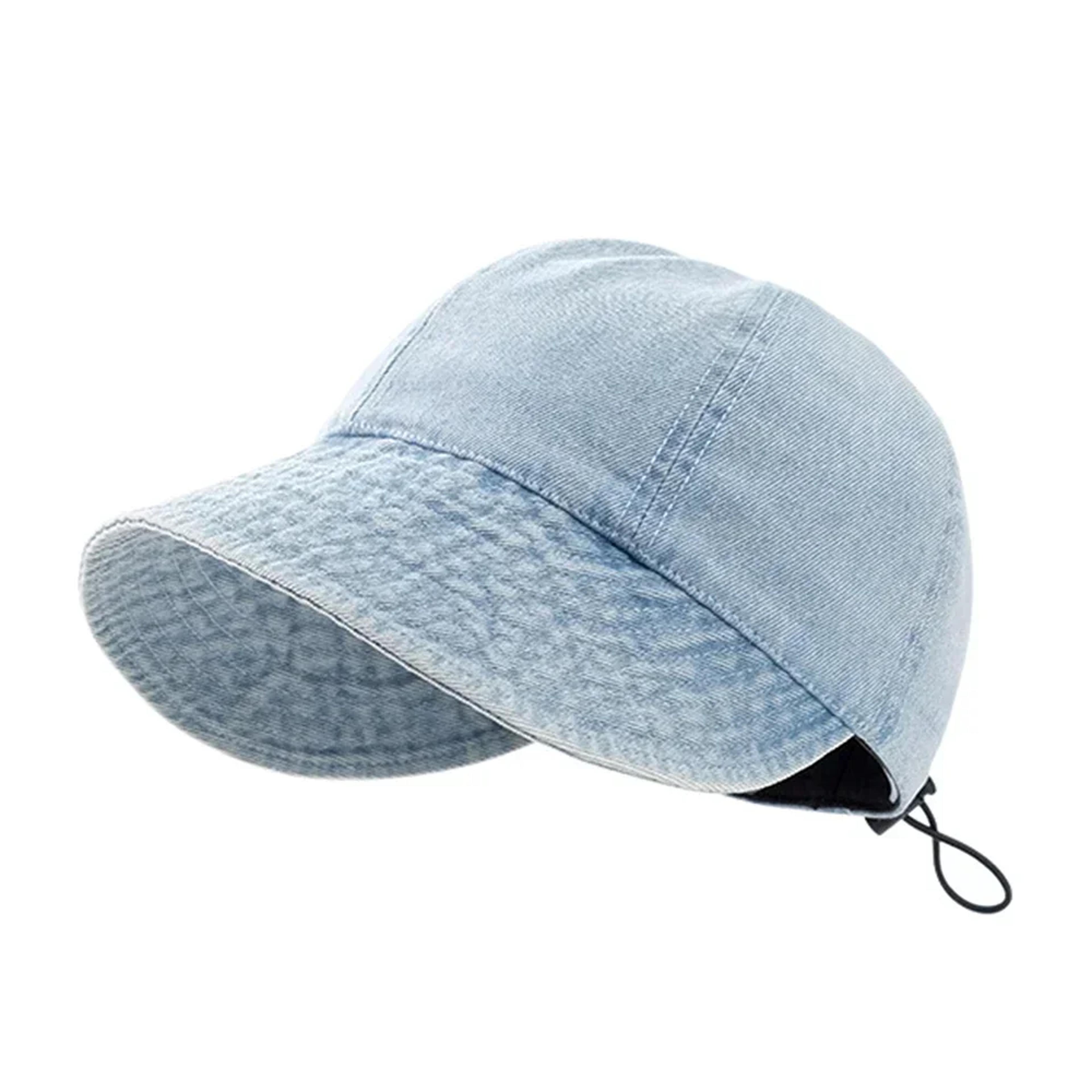 Adjustable Summer Sun Cowboy Hat Foldable Wide Brim Women Bucket Hat UV Protection Panama Ponytail  8
