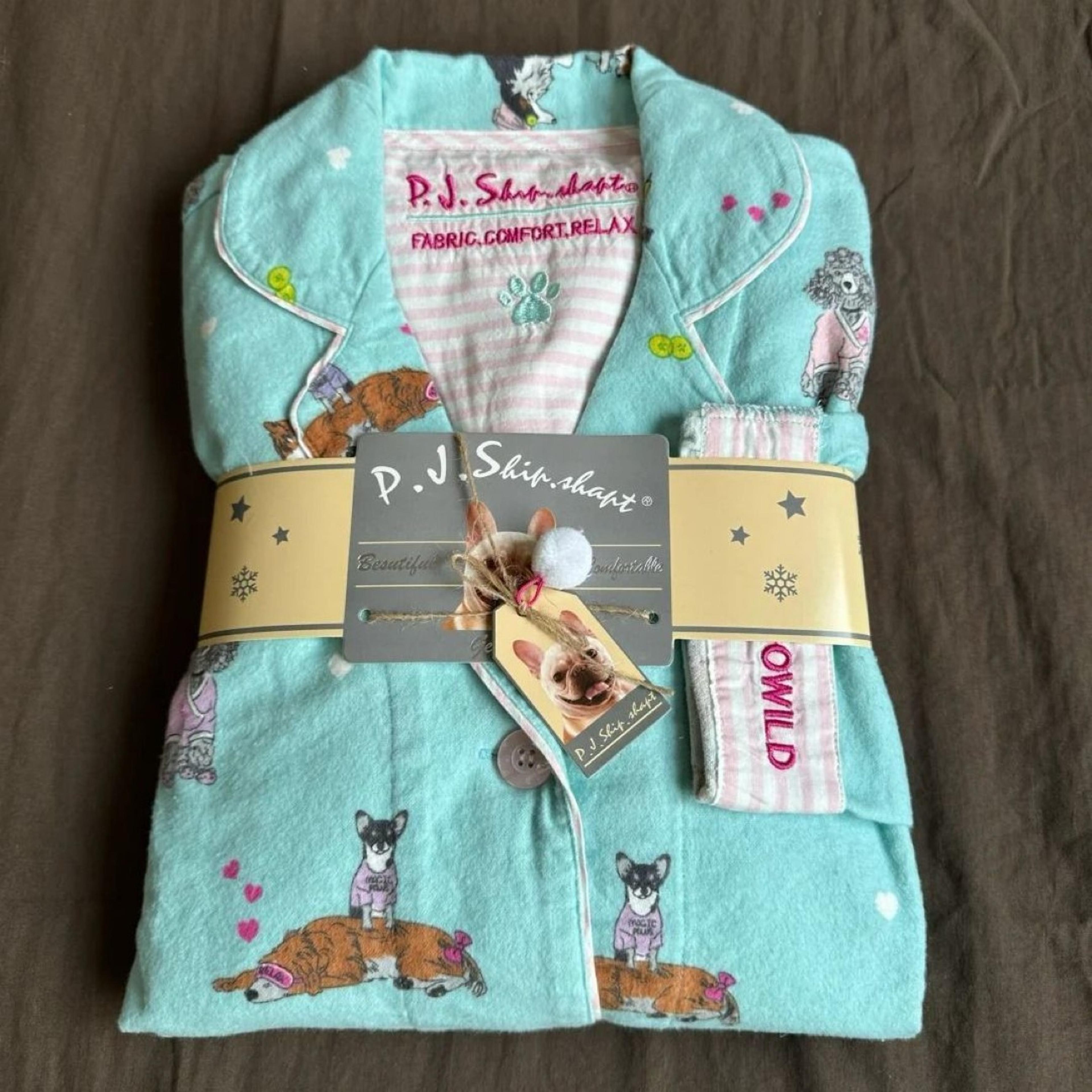 Warm Thick Autumn Winter Women PJs Cotton Ground Wool Sleepwear Cartoon Long Sleeve Pants Pajamas L