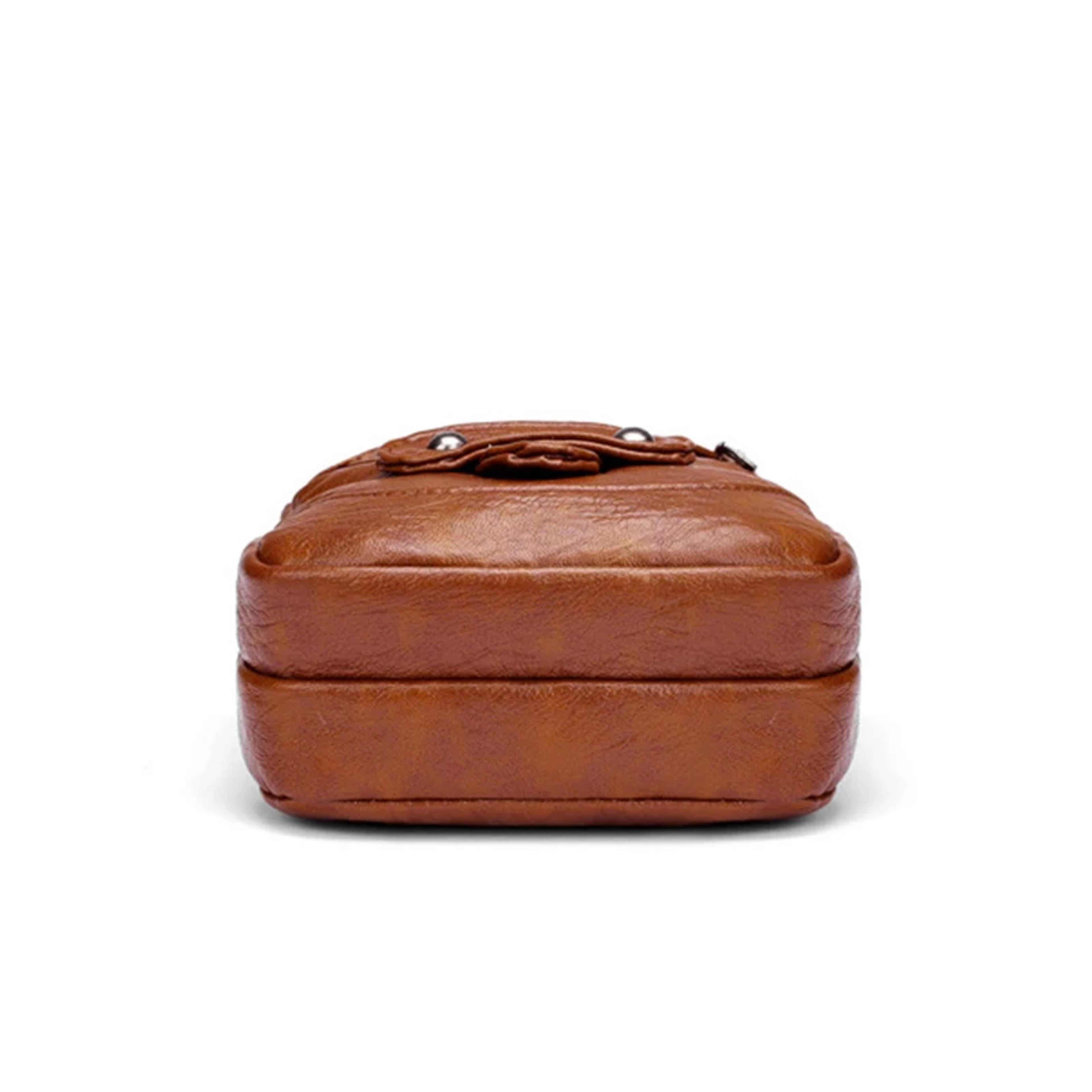 Vintage Crossbody Bag MultiFunctional Soft PU Leather Small Shoulder Bag For Women Cash Purse Cell  3