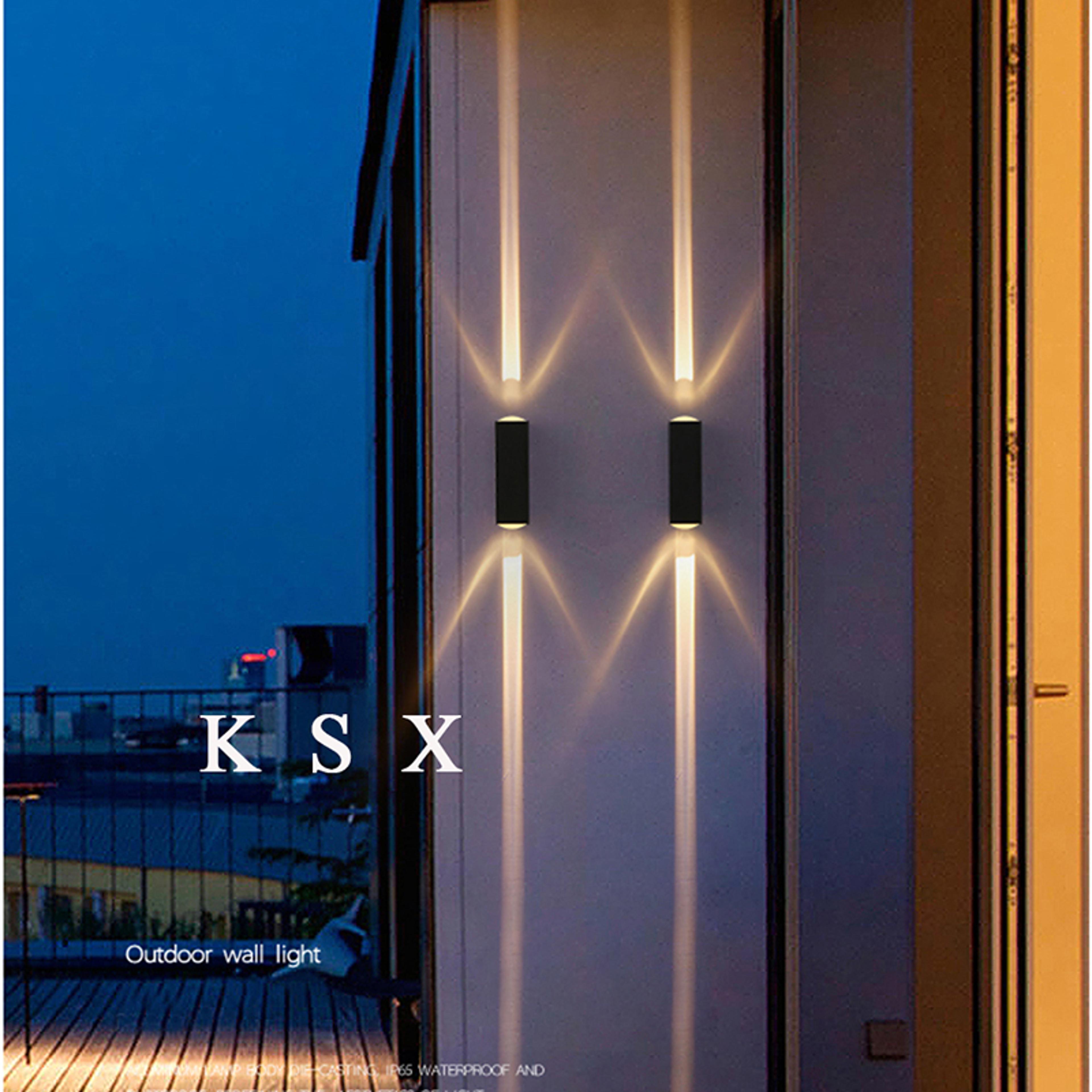 Outdoor LED Wall Light Waterproof Balcony Terrace Wall Lamp Porch Garden Lighting Sconce 3