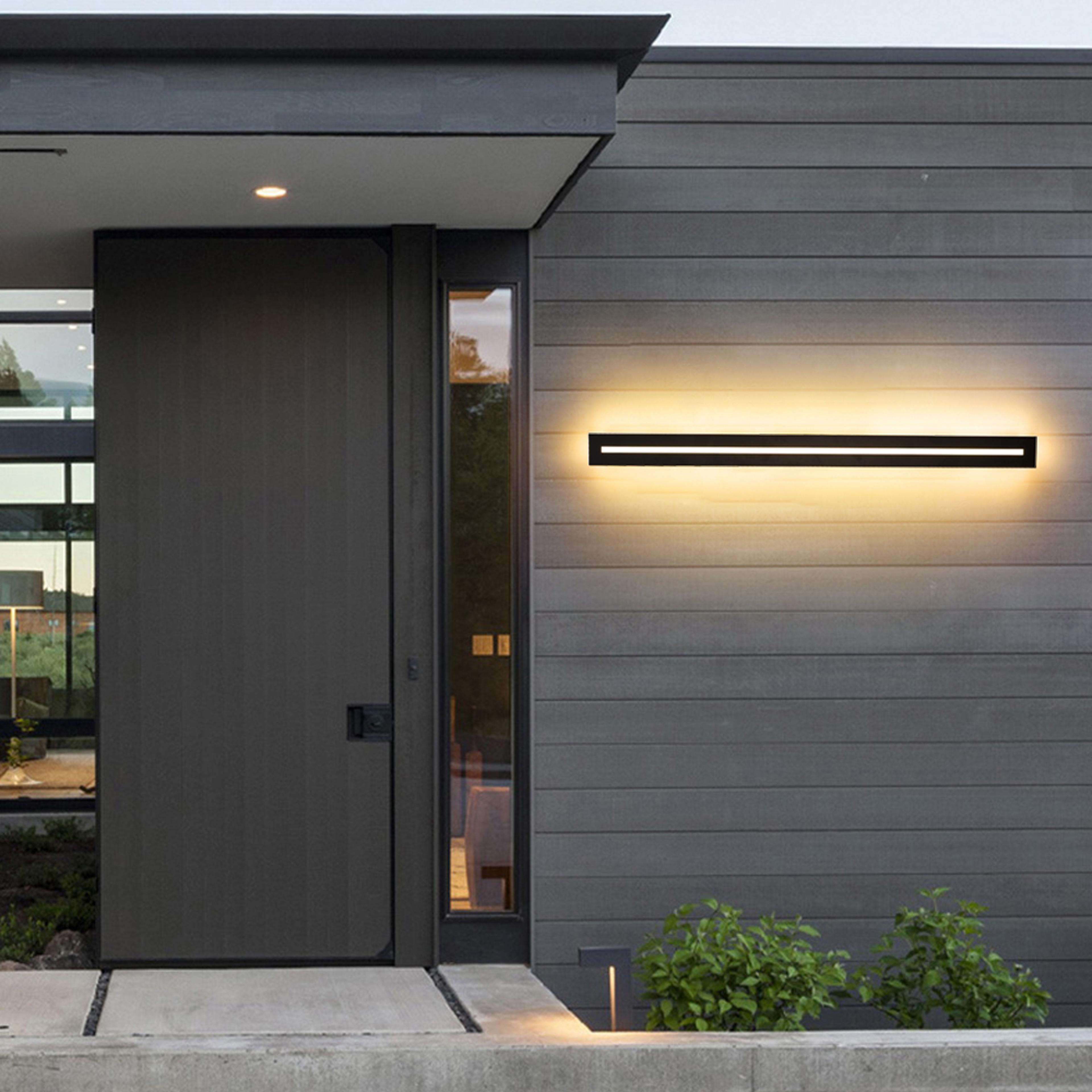 Garden Light Decoration LED Long Wall Sconce Lamp Outdoor Sconce Luminaire For Exterior Lighting 2