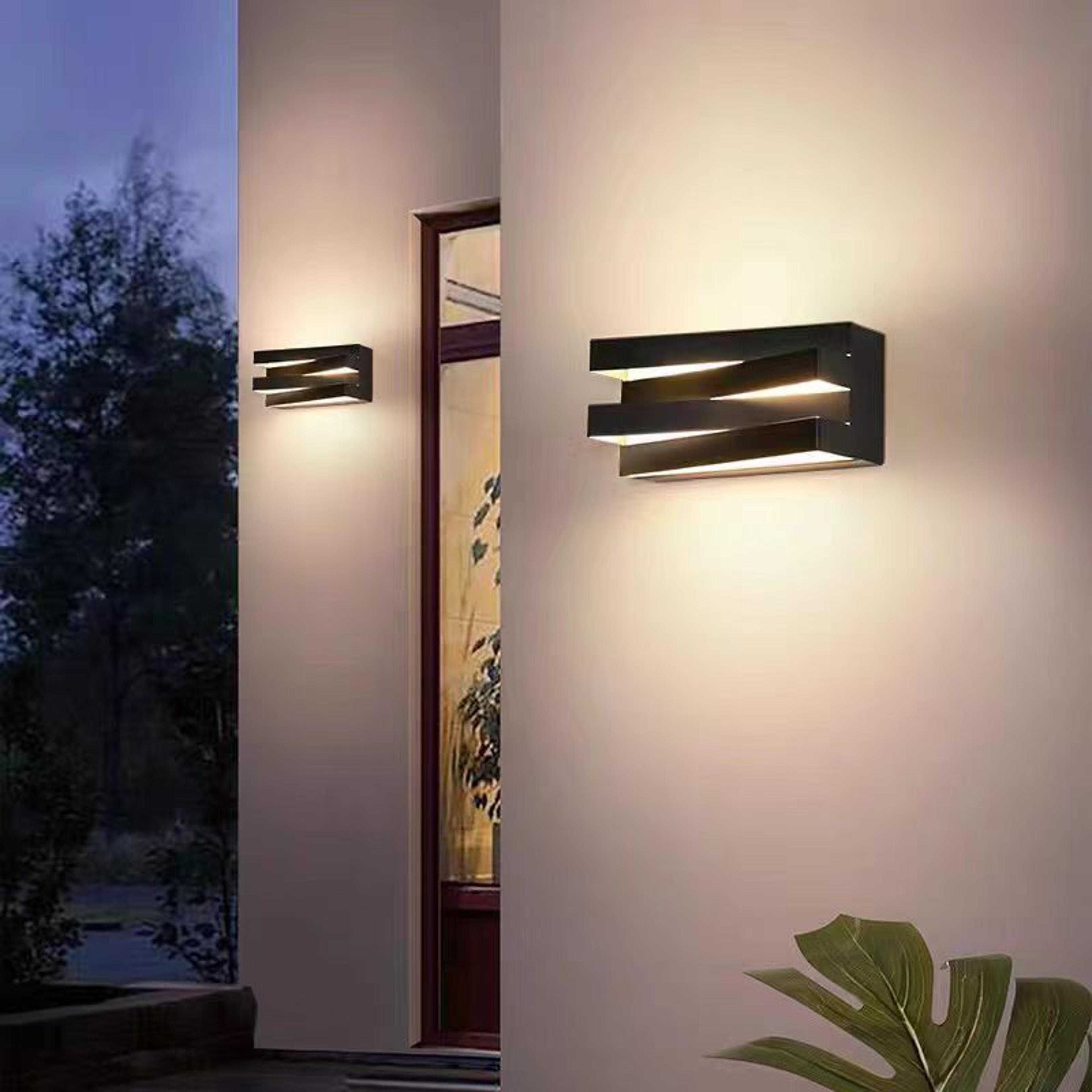 Aluminum Wall Lamp For Villa Porch LED Outdoor Garden Lighting Gate Sconce Luminaire For Modern Out 1