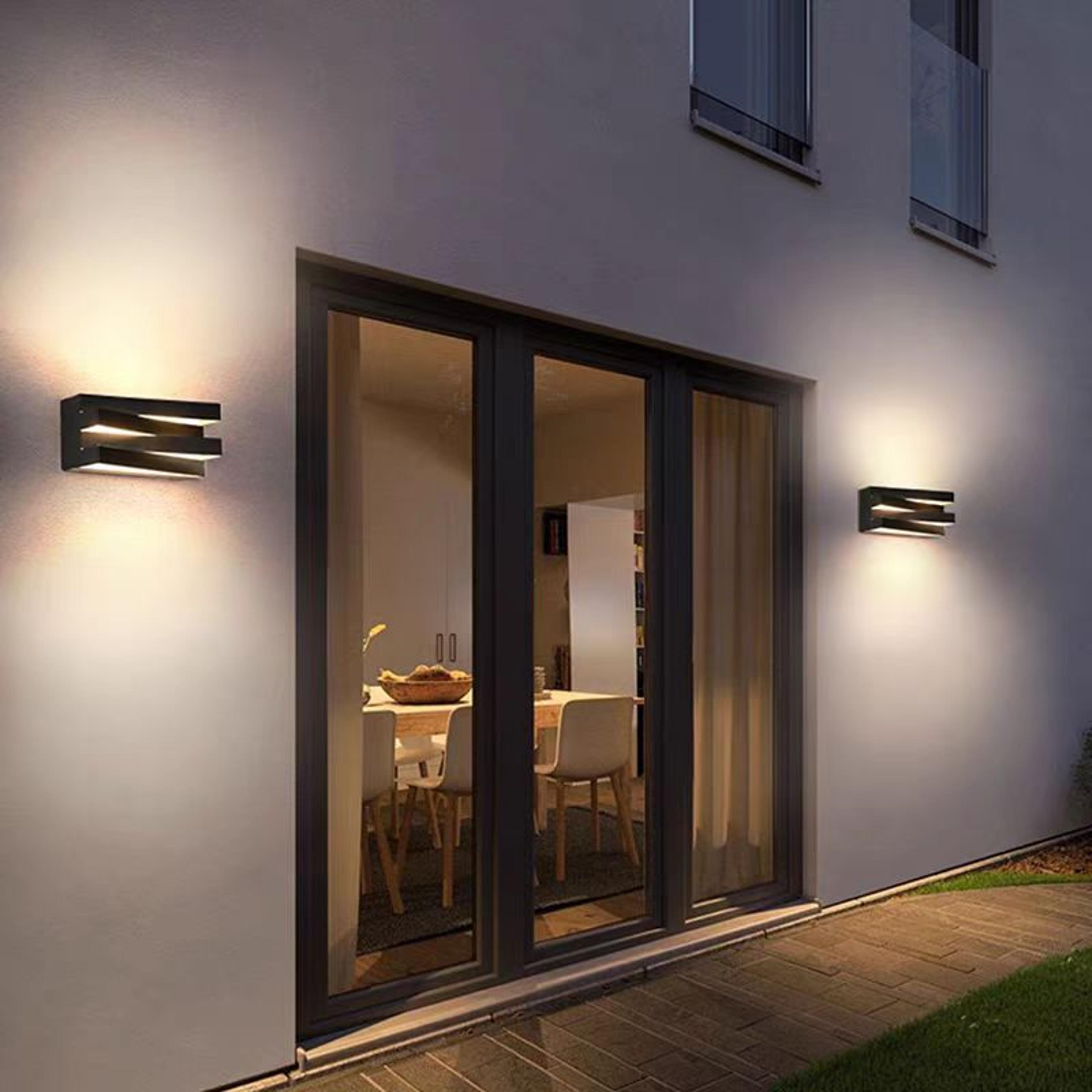 Aluminum Wall Lamp For Villa Porch LED Outdoor Garden Lighting Gate Sconce Luminaire For Modern Out 3