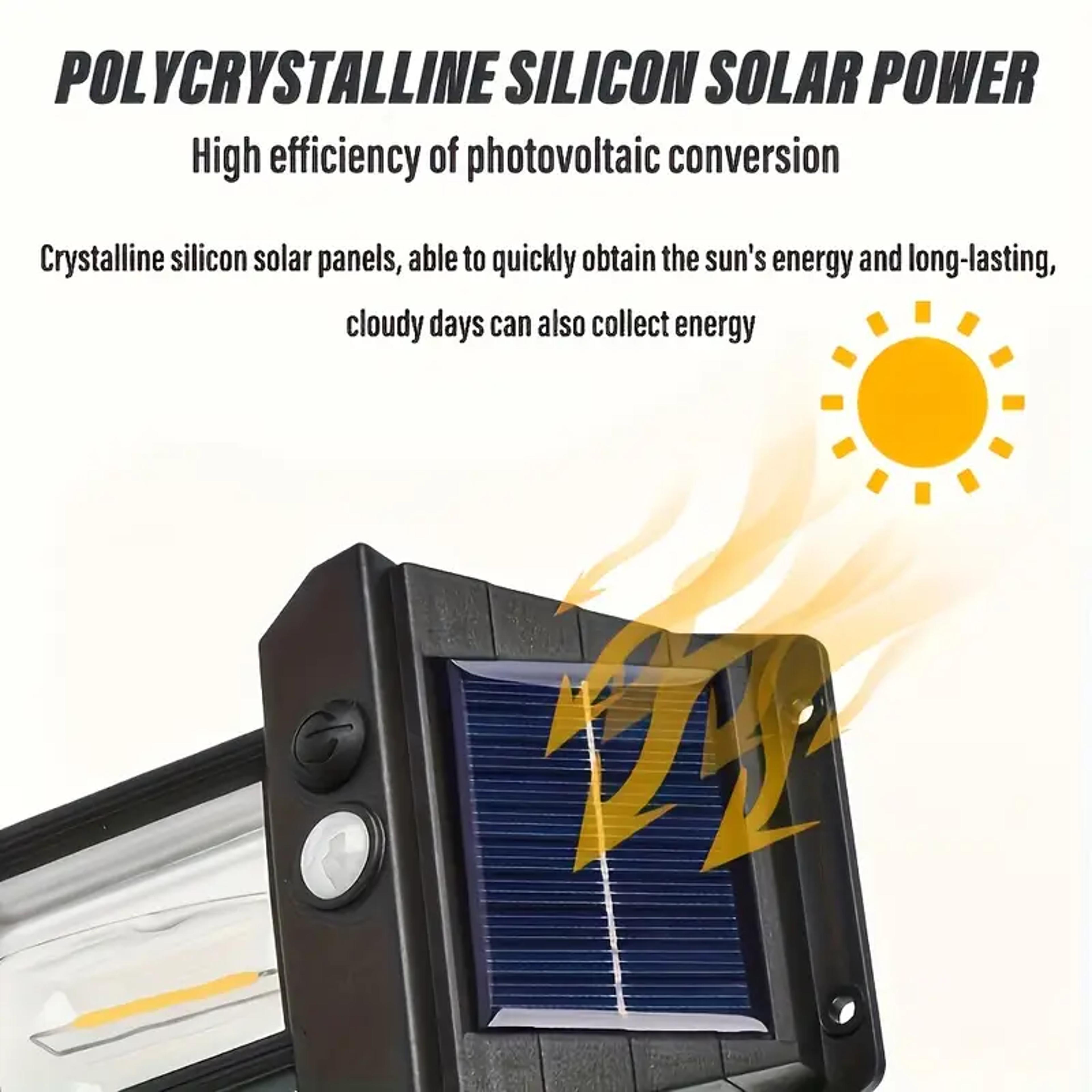 Waterproof Outdoor Spotlights Intelligent Solar Lights With Three Dimming Levels Ideal For Terrace  1
