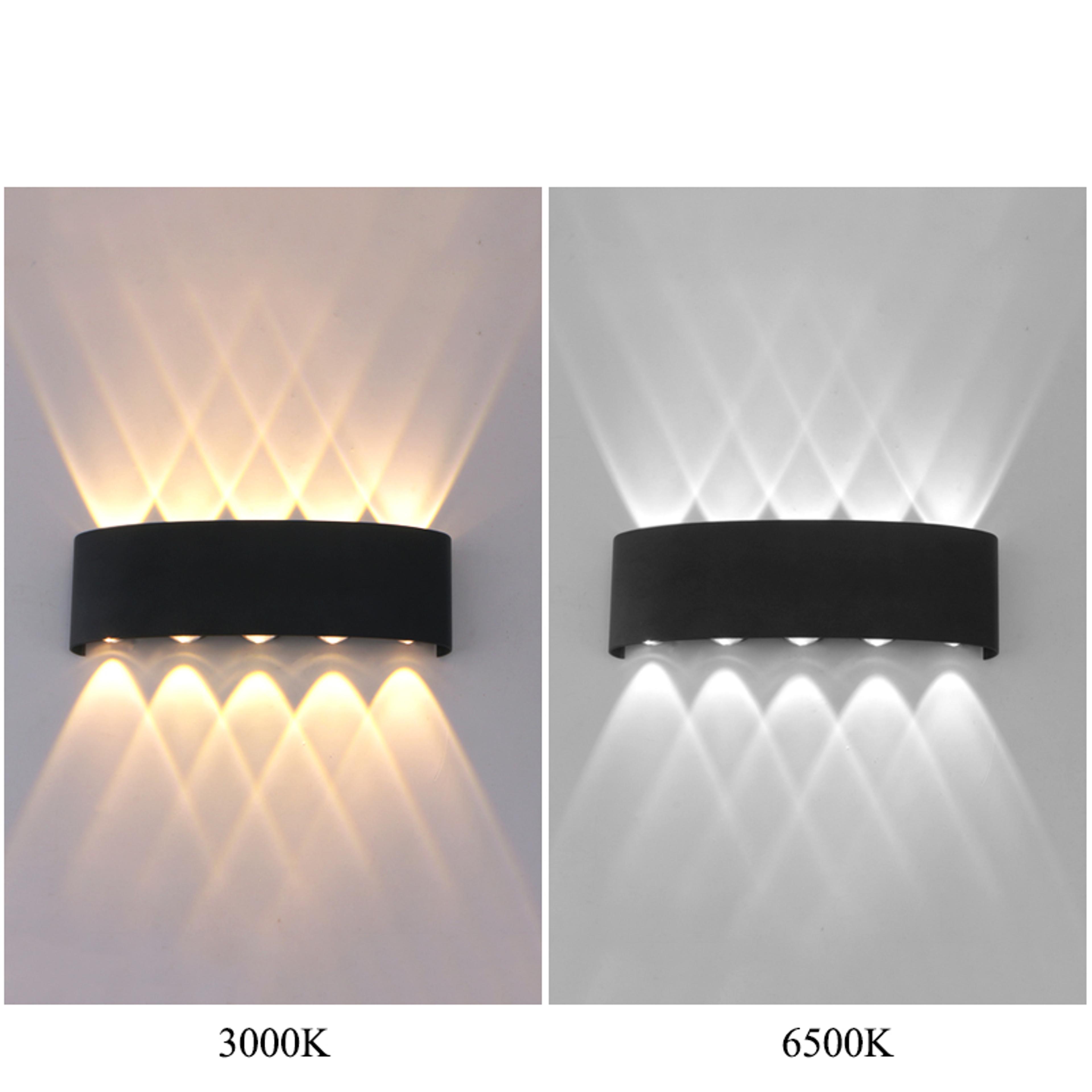 Waterproof LED Wall Lamp Up Down Luminous Lighting For Outdoor Indoor Stair Garden Sconce Light Dur 2
