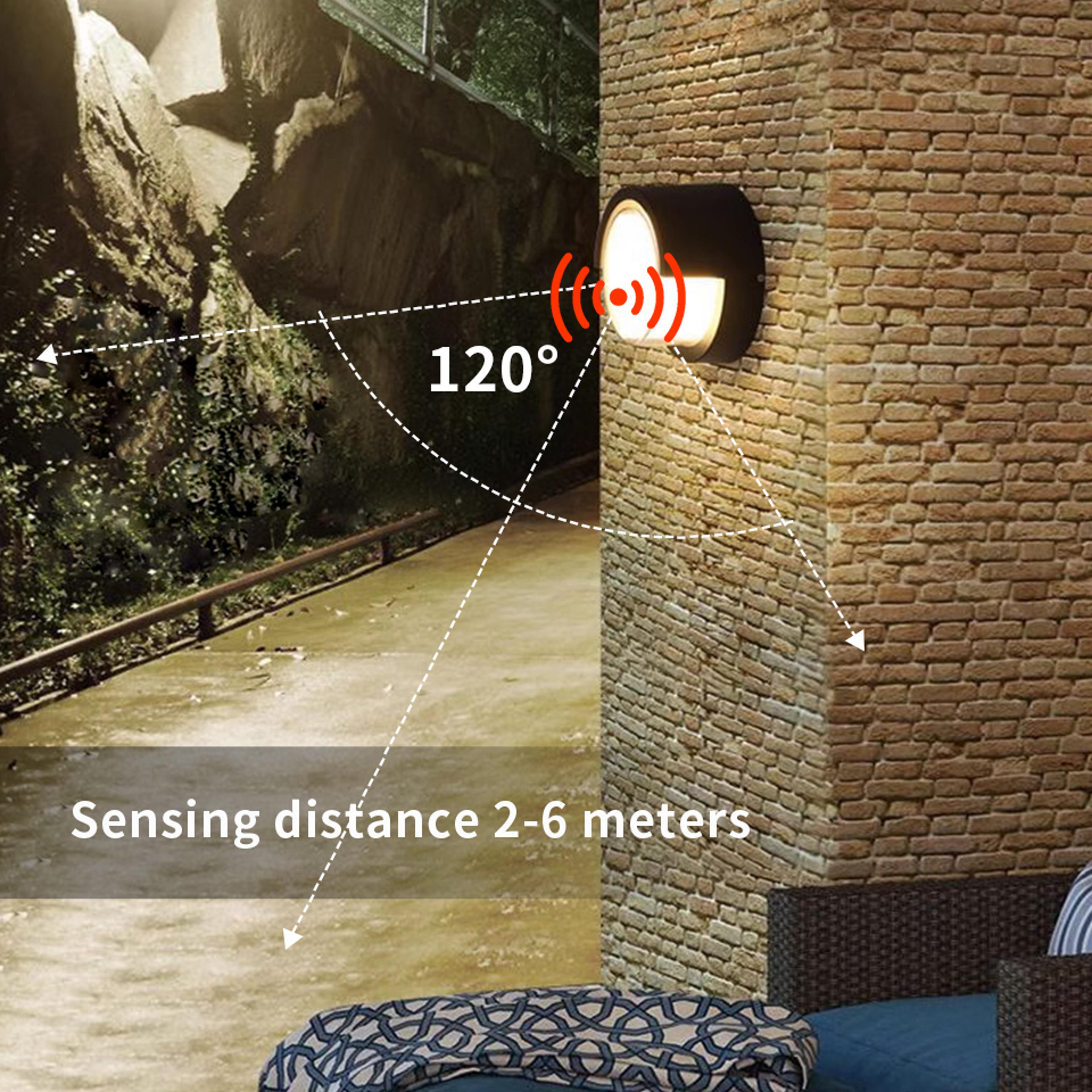 LED Wall Lamp Motion Sensor Waterproof Light For Garden Street  OutdoorIndoor Decoration 2