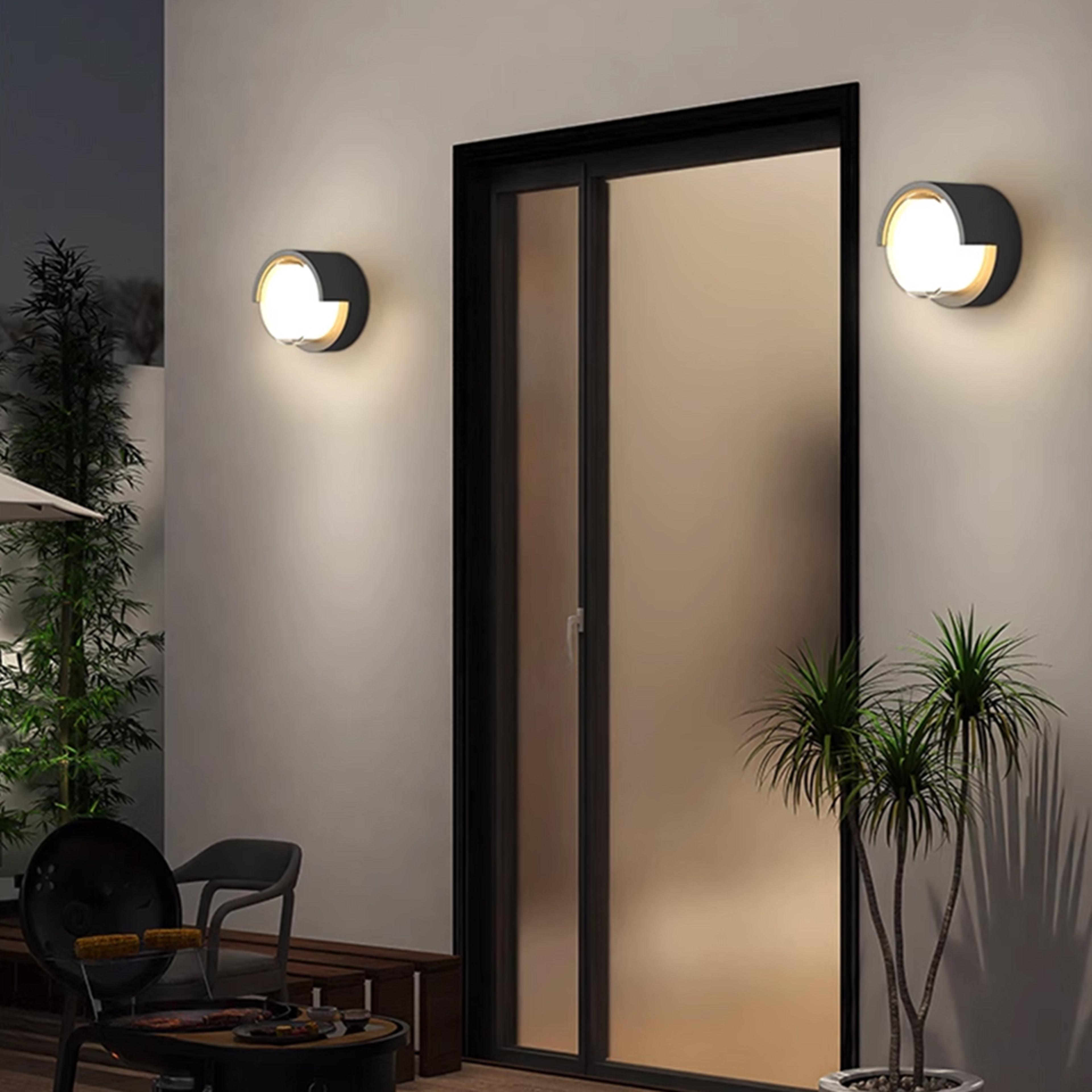 LED Wall Lamp Motion Sensor Waterproof Light For Garden Street  OutdoorIndoor Decoration 0