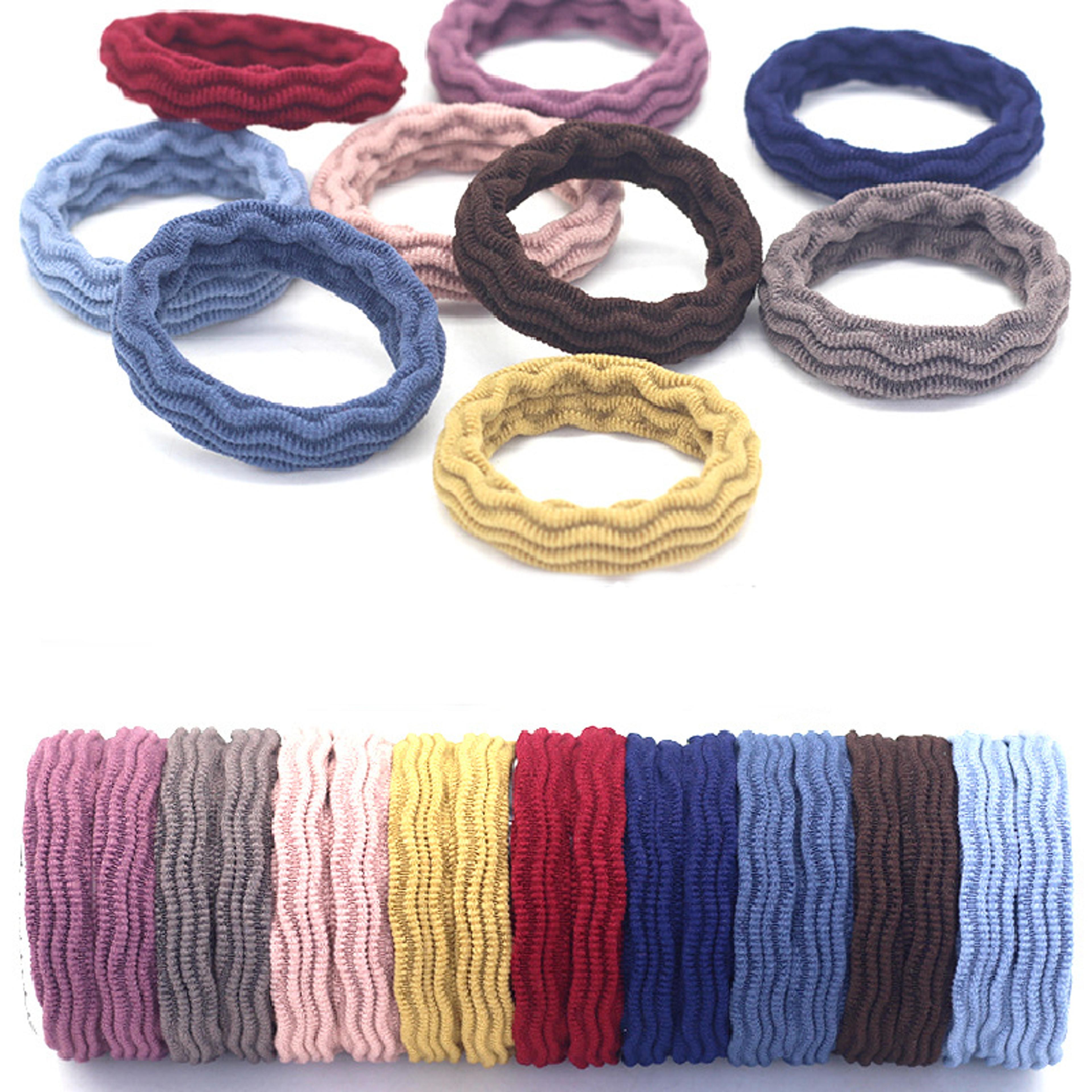 Fashion Womens Headband Hair Accessories High Elasticity Jacquard Pattern Hair Rope Hair Ring 2