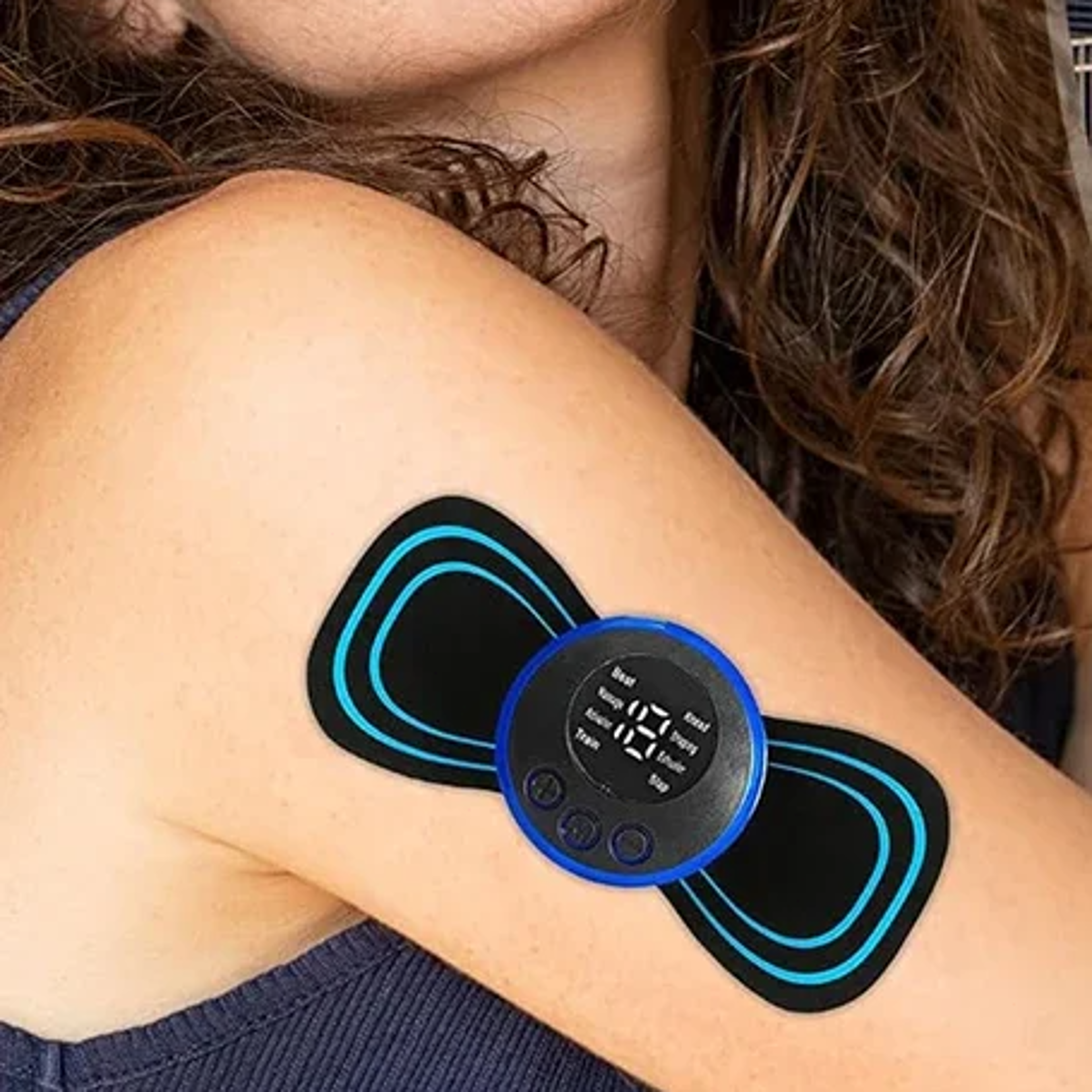slimming neck massager gel pads trainer, muscle stimulator patch, hip exerciser replacement, tens body massager gels