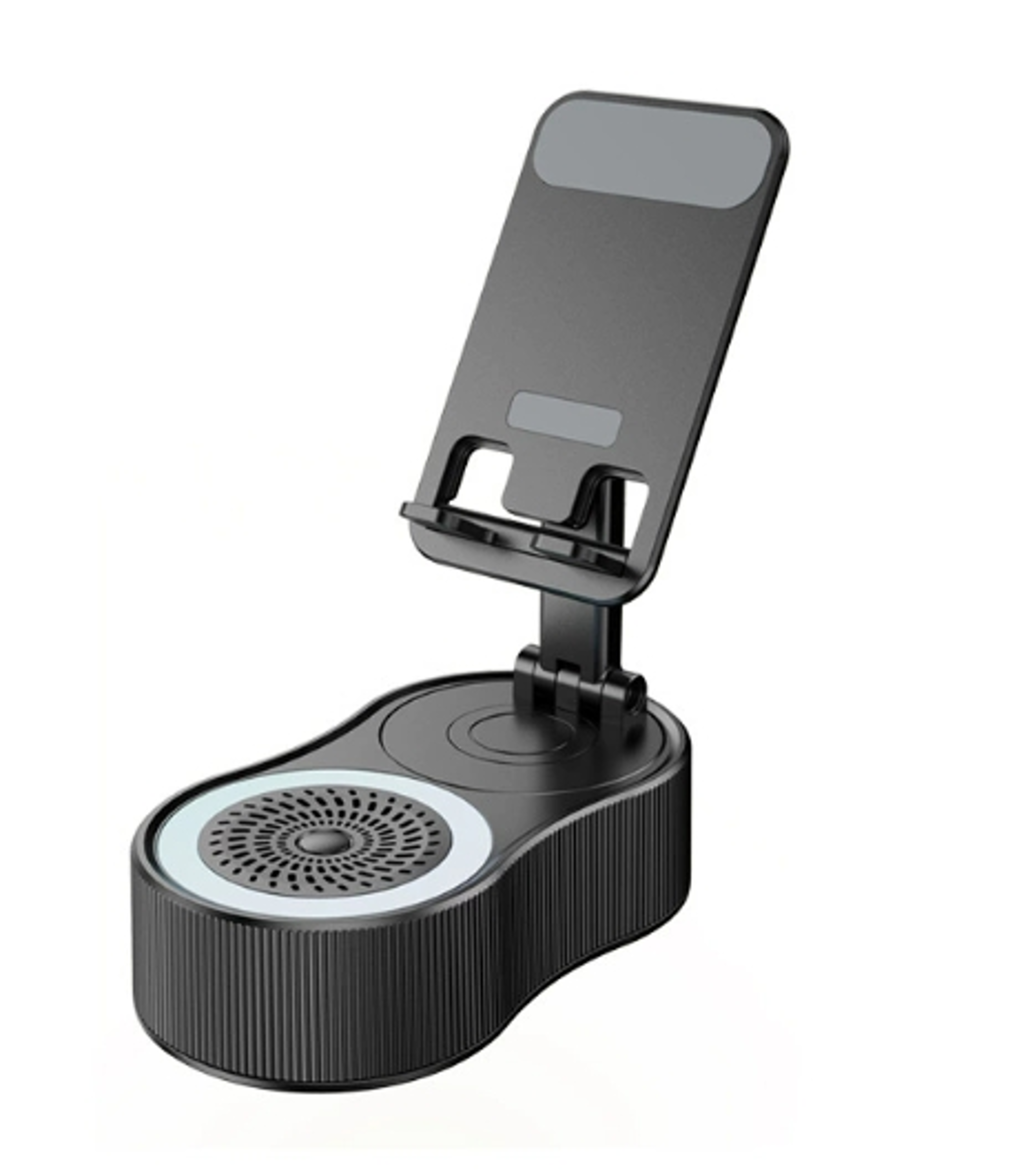 Adjustable Tablet Bracket Support New Cell Phone Holder Stand With LDE Light Bluetooth Speaker Port 7