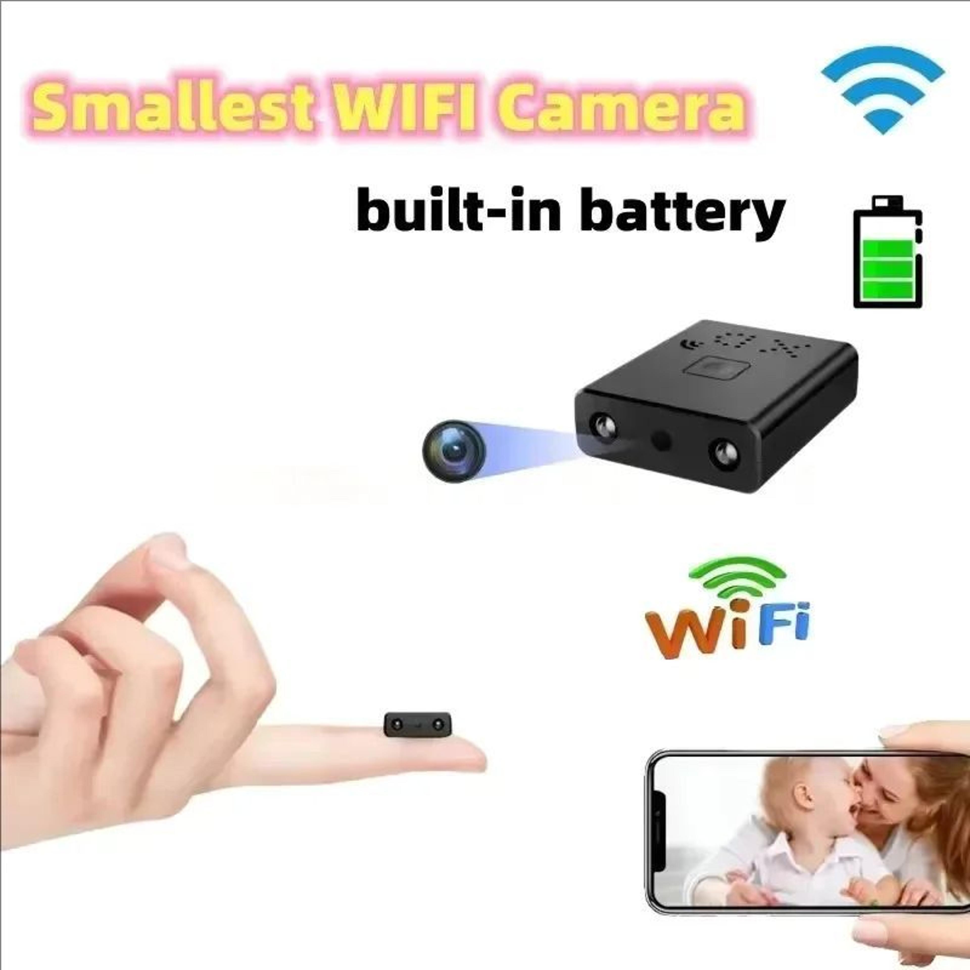IR Night Vision Body Cam Mini Camera Builtin Battery Remote Monitoring Camcorders Invisible Espia C 1