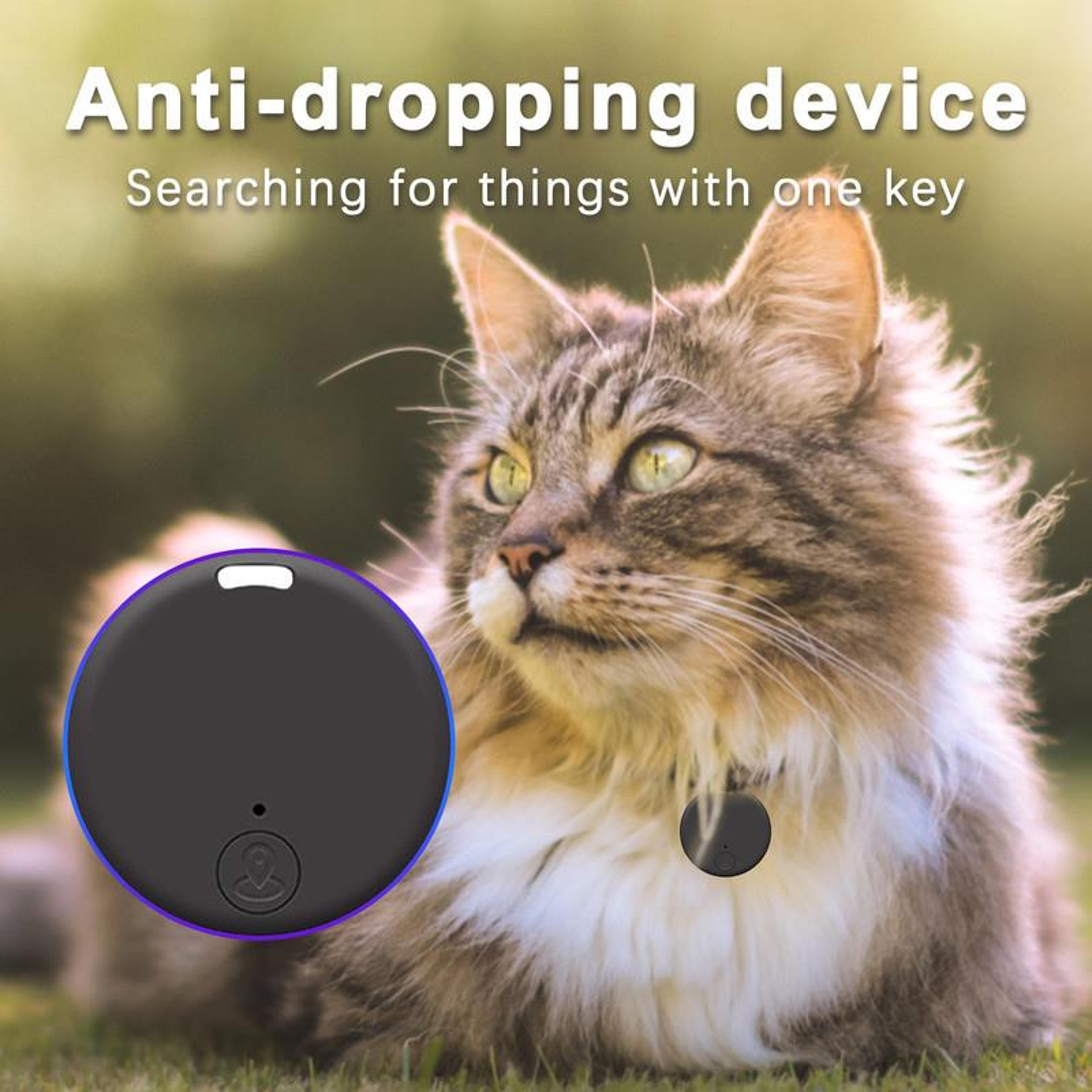 Mini GPS Locator AntiLost Alarm BluetoothCompatible Keychain Smart Tag Dog Pet Tracker Key Finder F 3