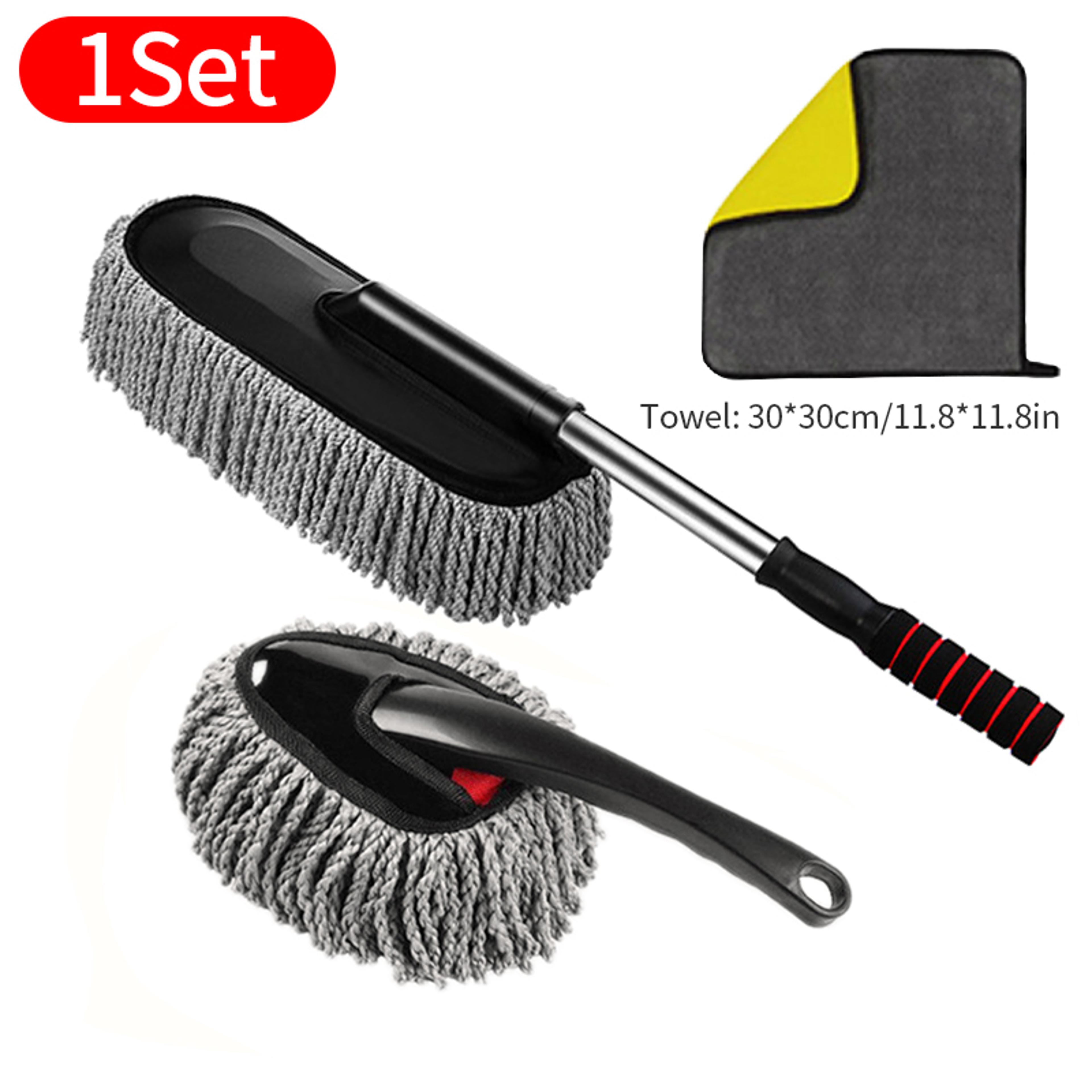 Soft Hair Microfiber Car Washing Mop Scalable Handle Dust Remover Cleaning Brush Kit For Car Detail 8
