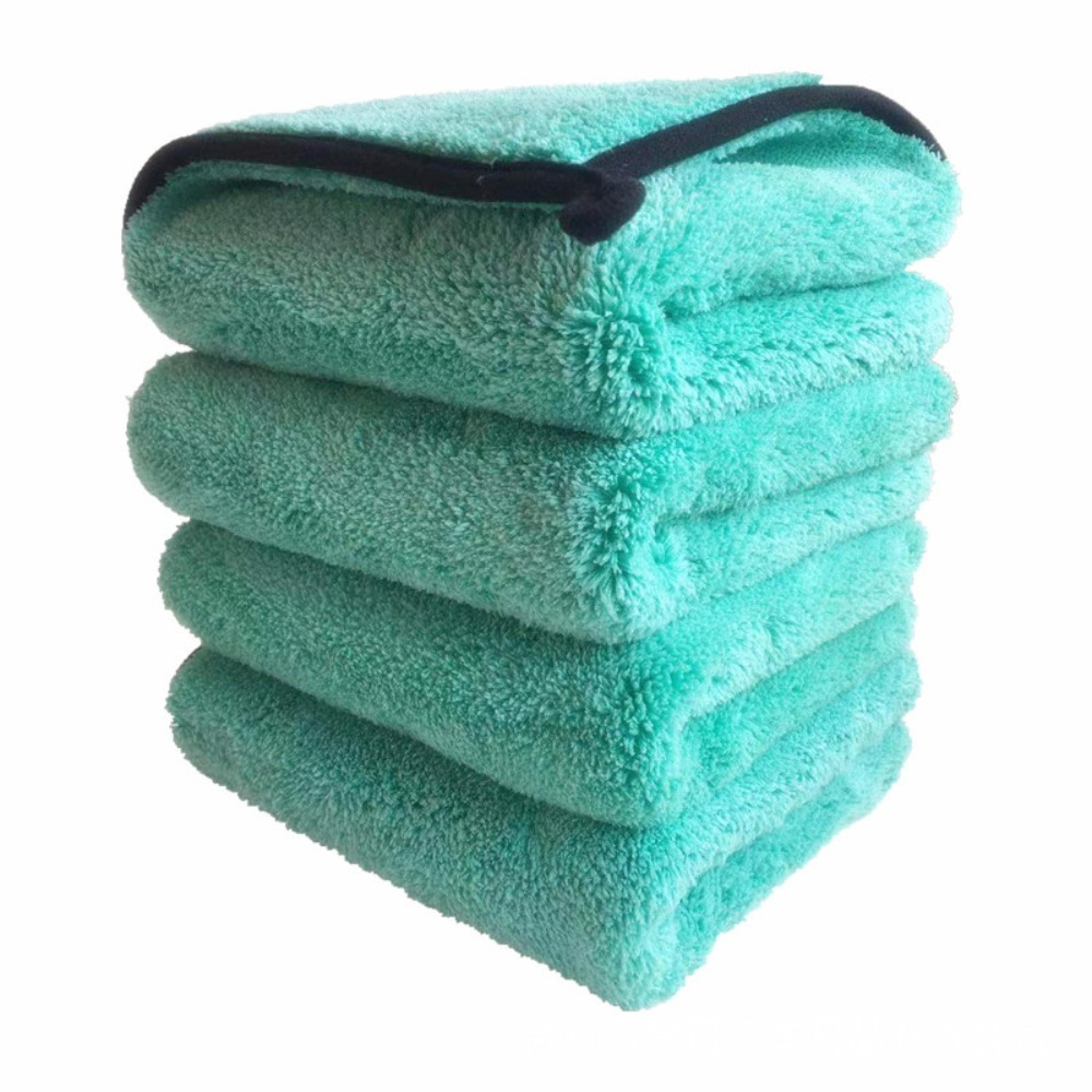 Plush Coral Fleece Car Wash Microfiber Towel Deluxe Drying Cloth For Detailing Polishing  Car Care 3