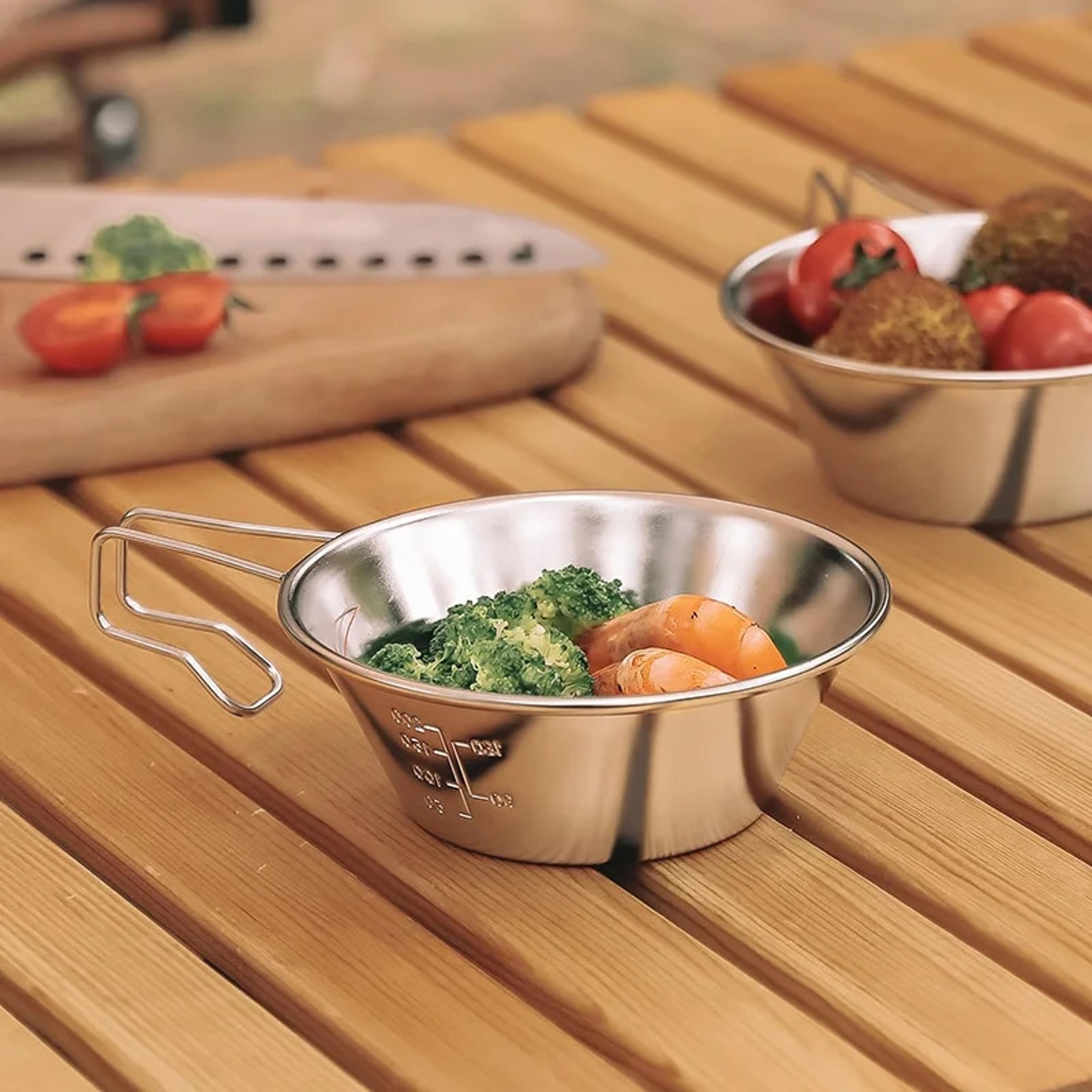 Stainless Steel Coffee Cup Outdoor Picnic Tableware Portable Hiking Tea Cup Barbecue Camping Essent 1