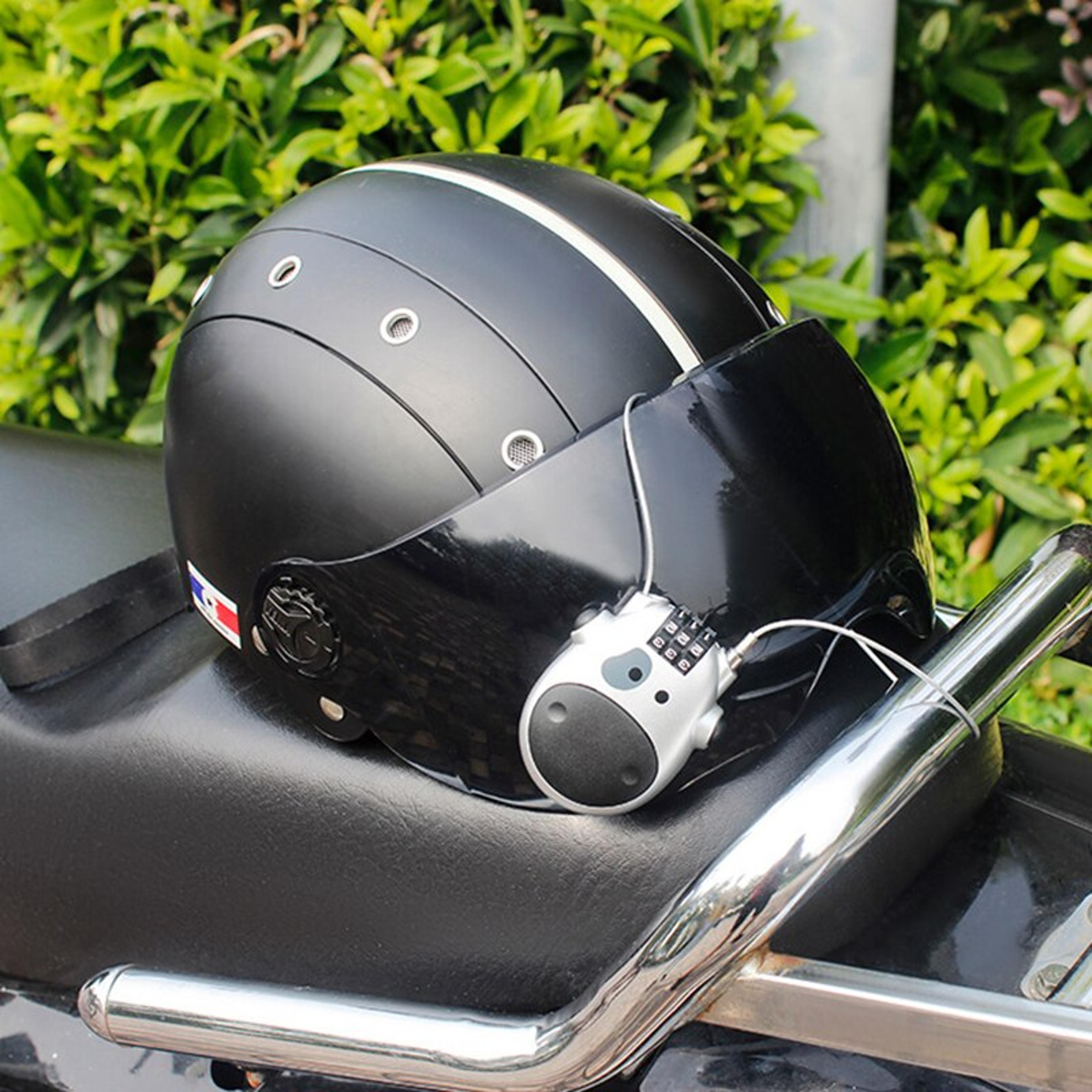 HighPrecision Bicycle Steel Cable Code Lock Telescopic Wire Rope Suitcase Helmet Car And Sled Passw 1