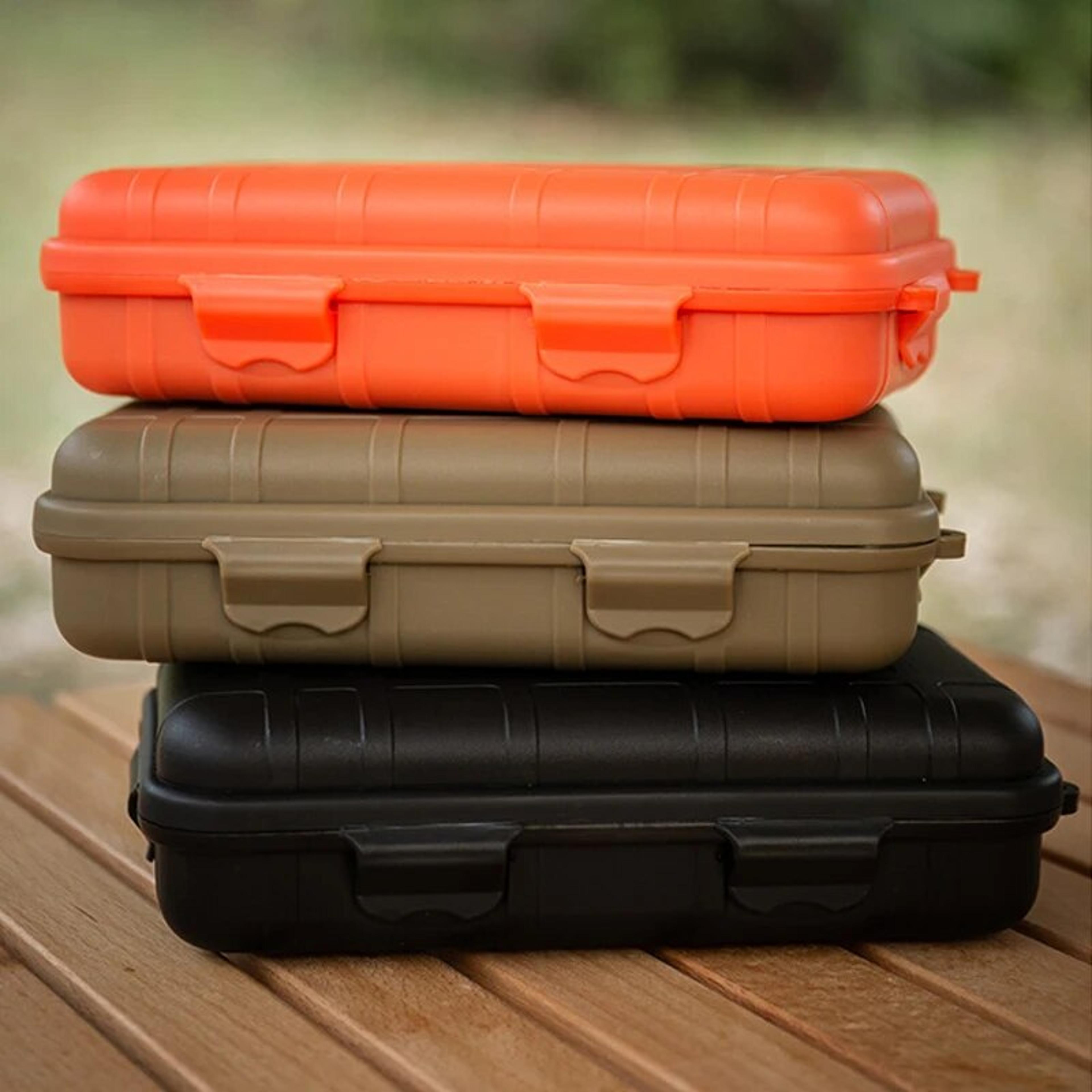 Shockproof Waterproof EDC Tool Box Small Outdoor Survival Kit Sealed Case For Camping Outdoor Stora 0