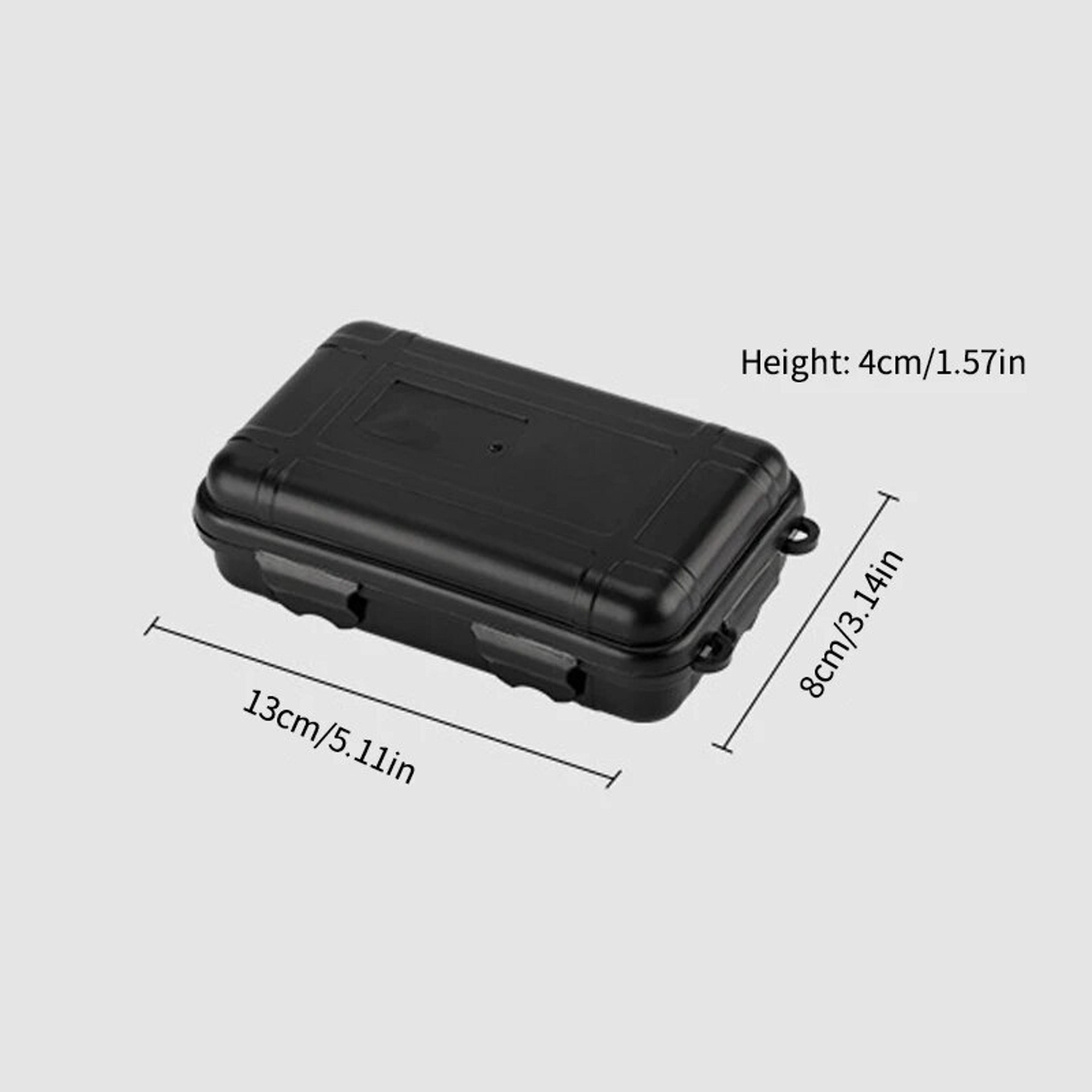 Shockproof Waterproof EDC Tool Box Small Outdoor Survival Kit Sealed Case For Camping Outdoor Stora 5