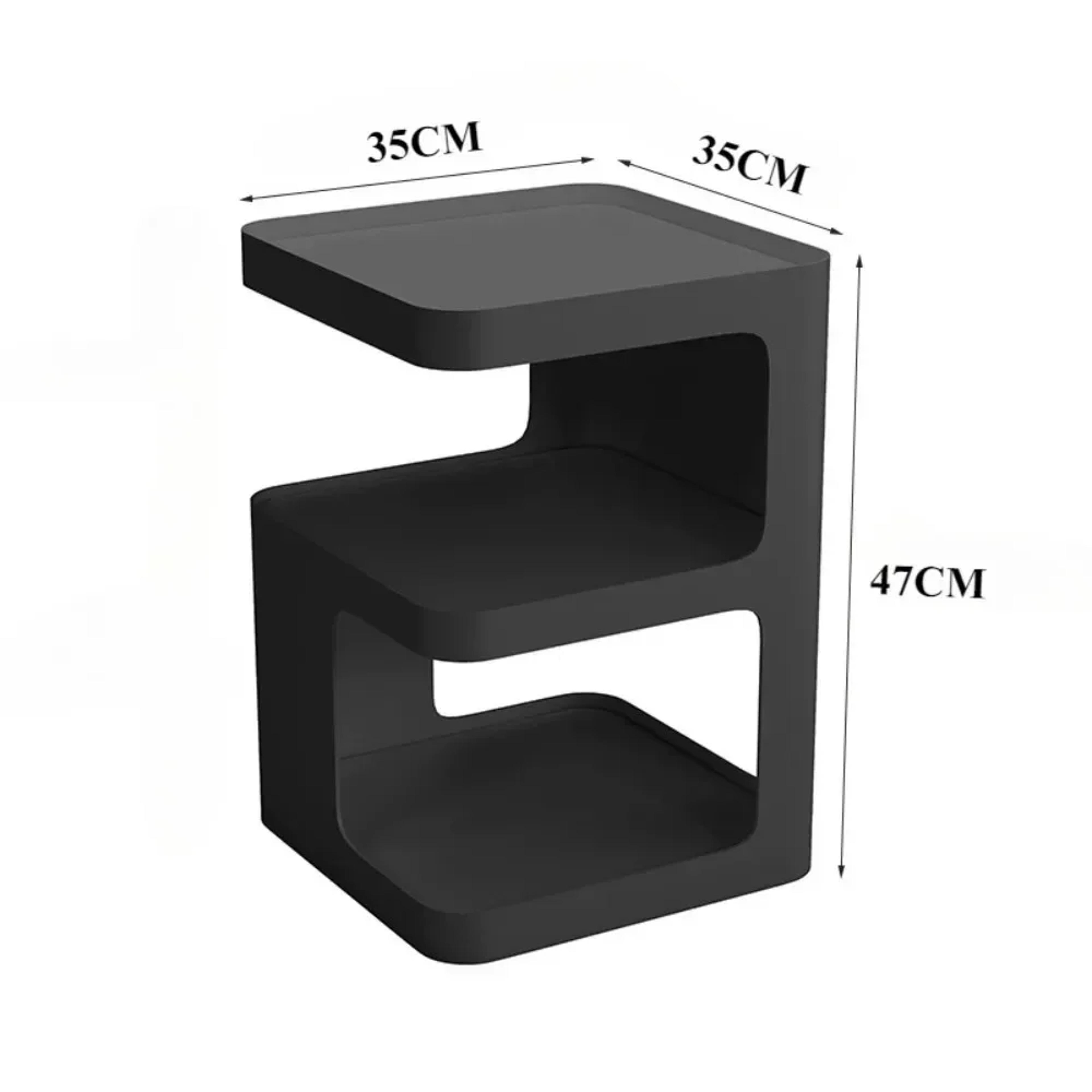 Light Luxury Sofa Table Solid Color Living Room Bookshelf Small Coffee Table For Bedroom 4