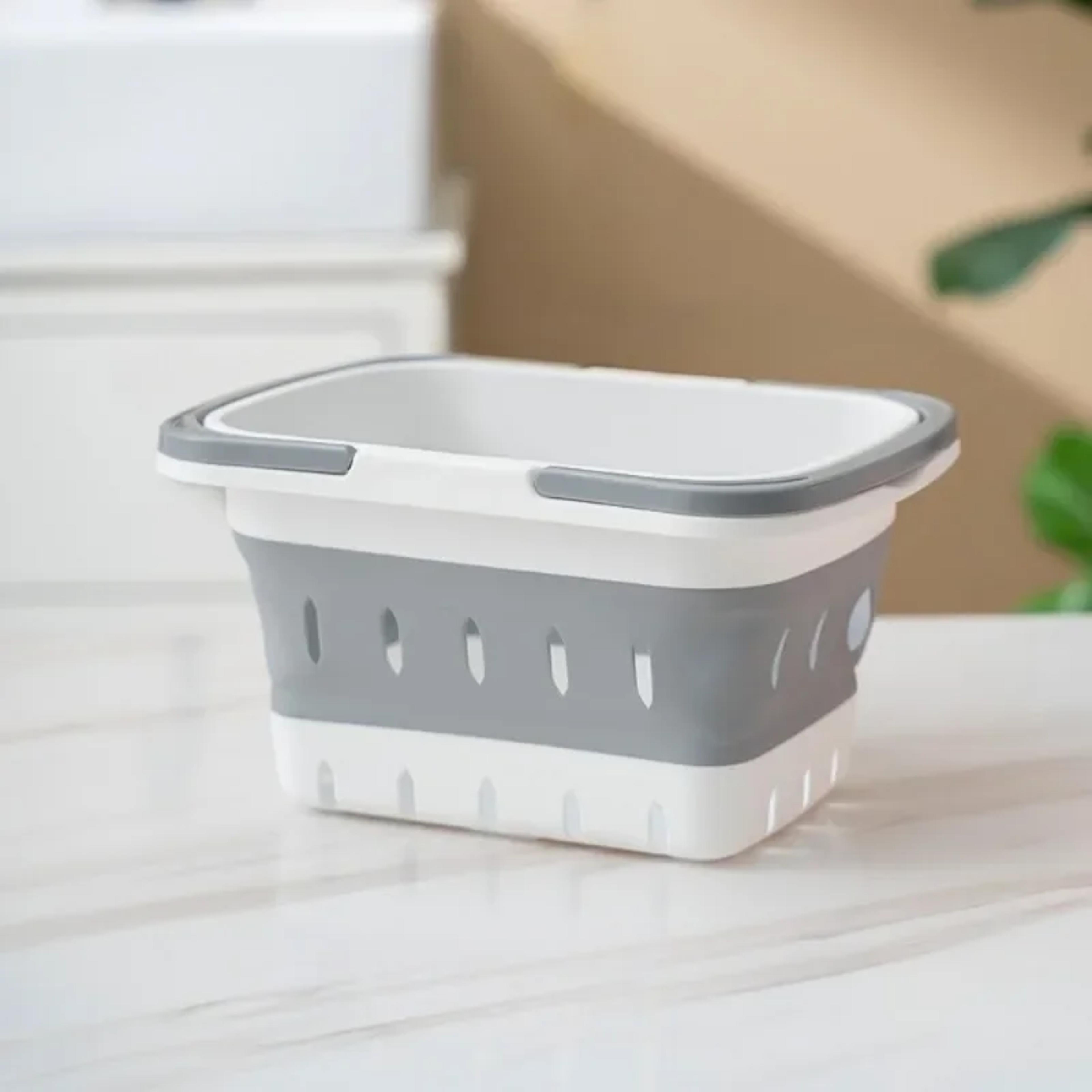 Foldable Laundry Basket With Handle Bathroom Dirty Clothes Basket WallMounted Clothing Storage For  5