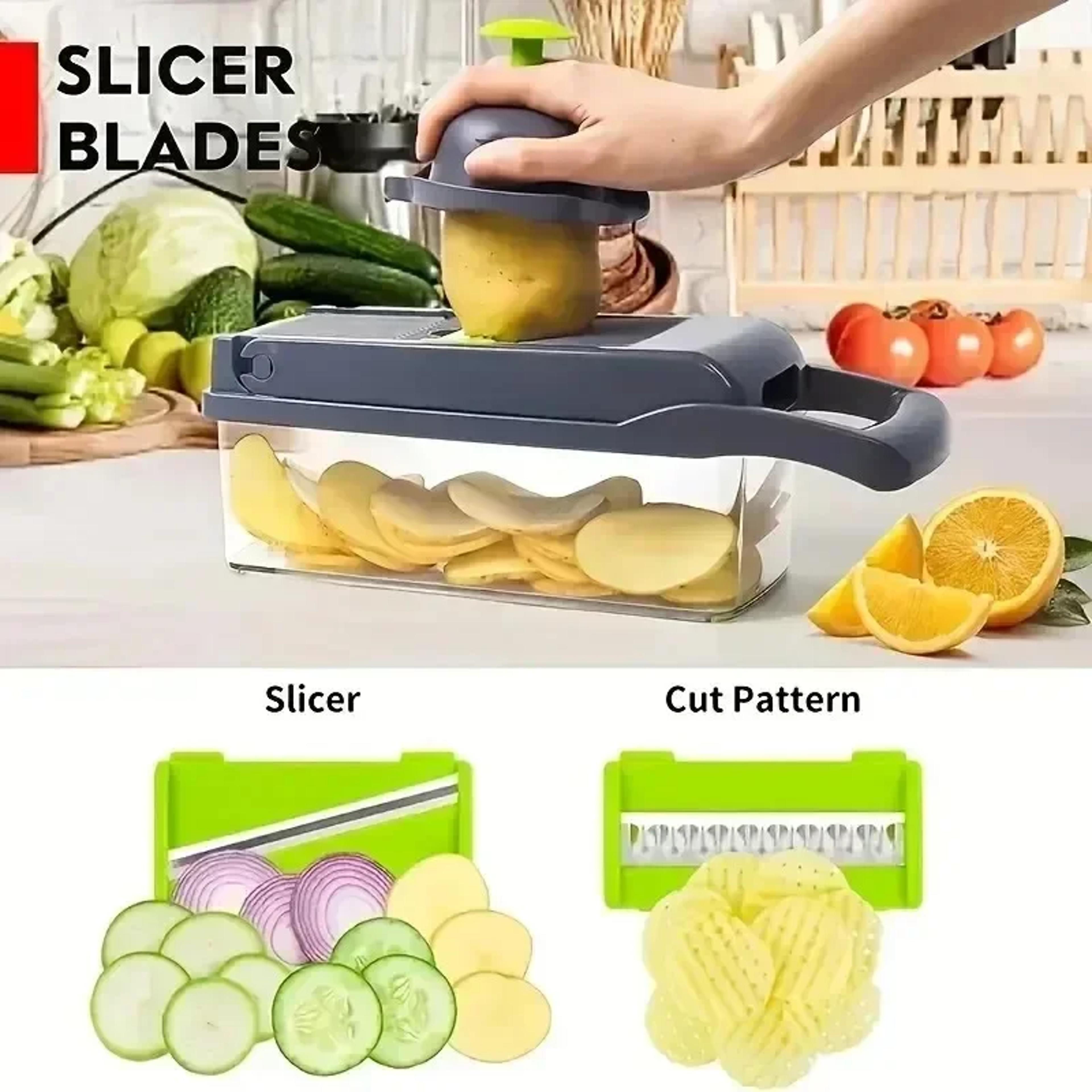 Multifunctional Vegetable Slicer Potato Grinder Kitchen Vegetable Grinder Diced And Divided Food Pr 1