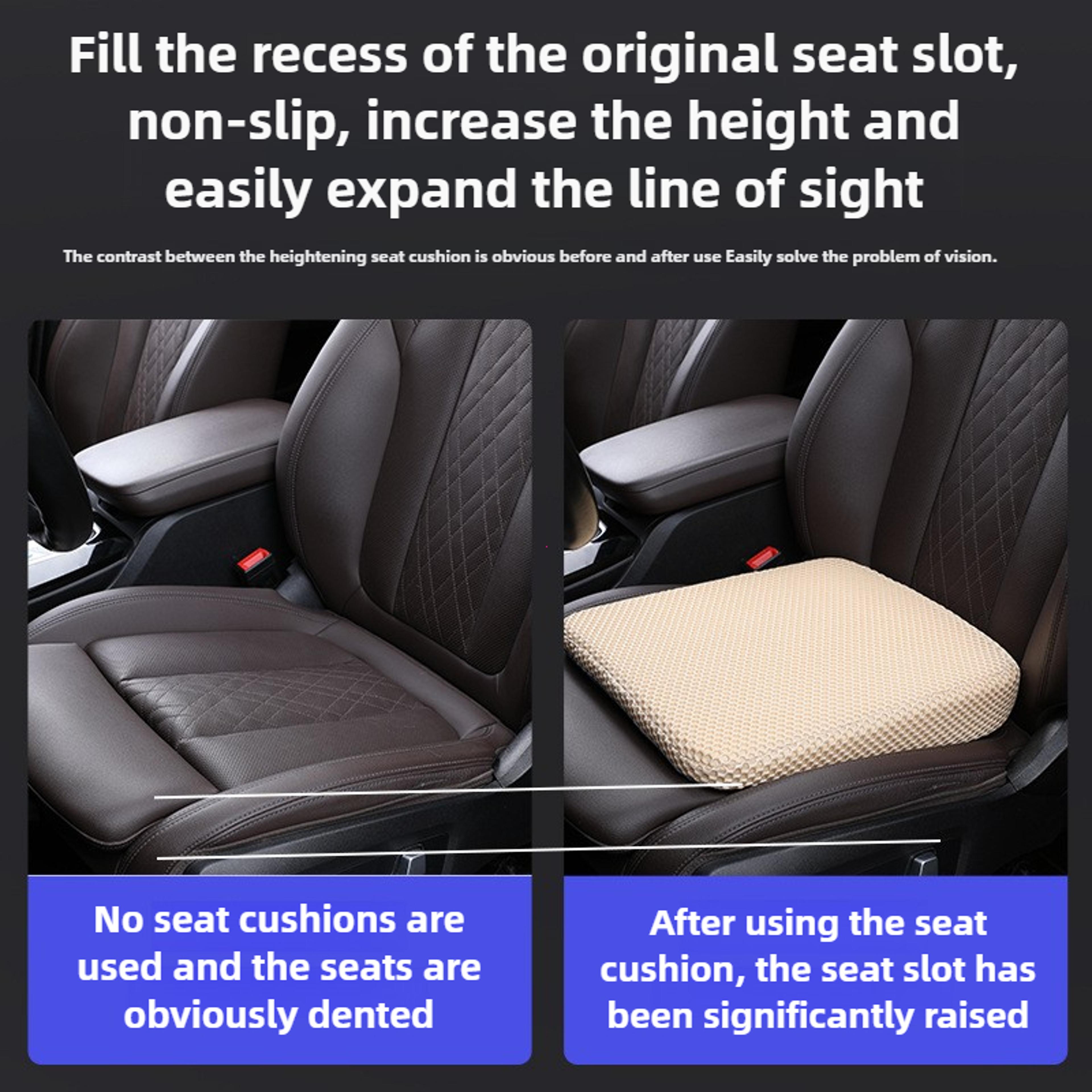 Honeycomb Memory Cotton Car Seat Cushion Breathable 3D Mesh Booster Cushion Thickened Sedentary Com