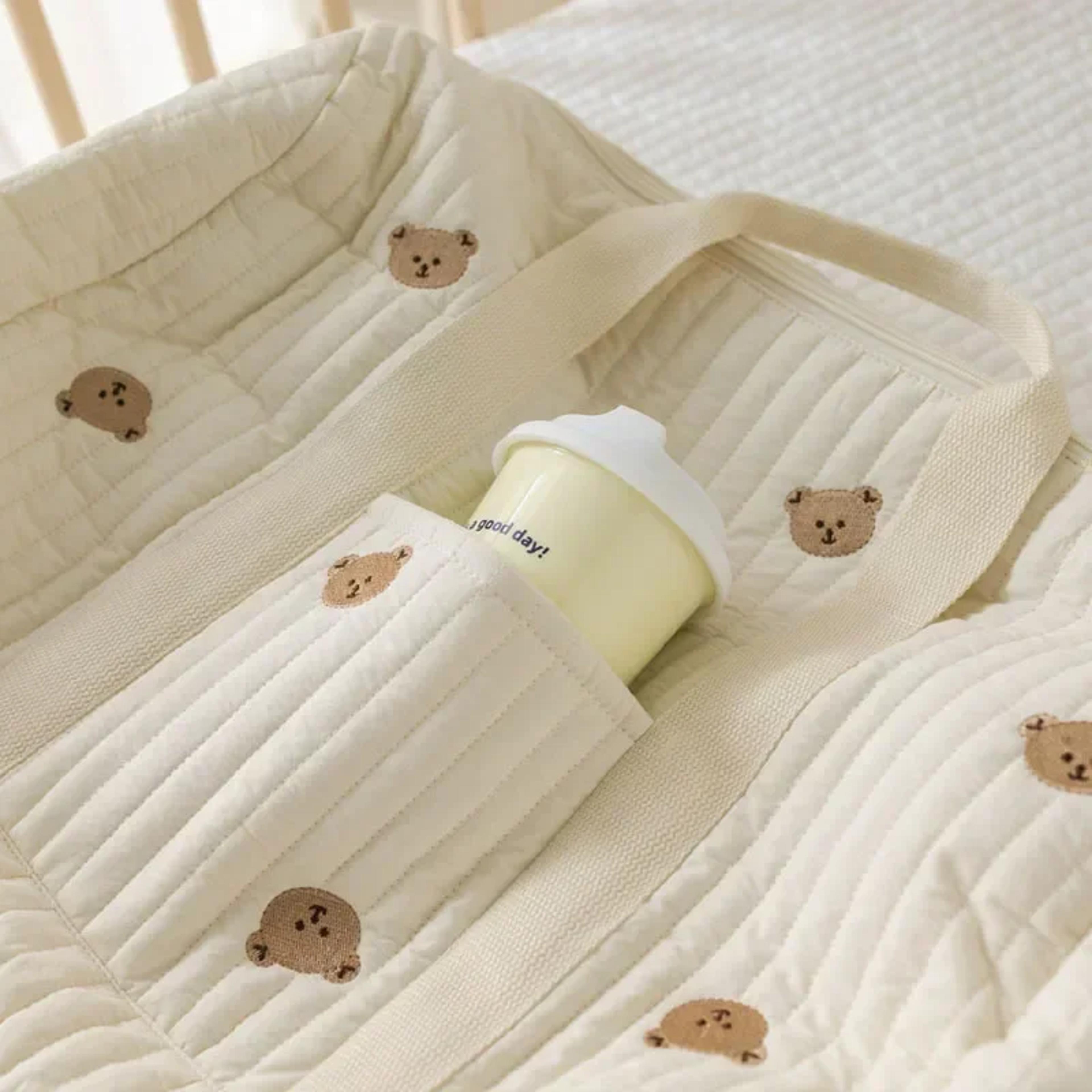 Baby Diaper Bag Mommy Bag Bear Maternity Pack Stroller Nappy Organizer Portable Luggage Tote Bags 4
