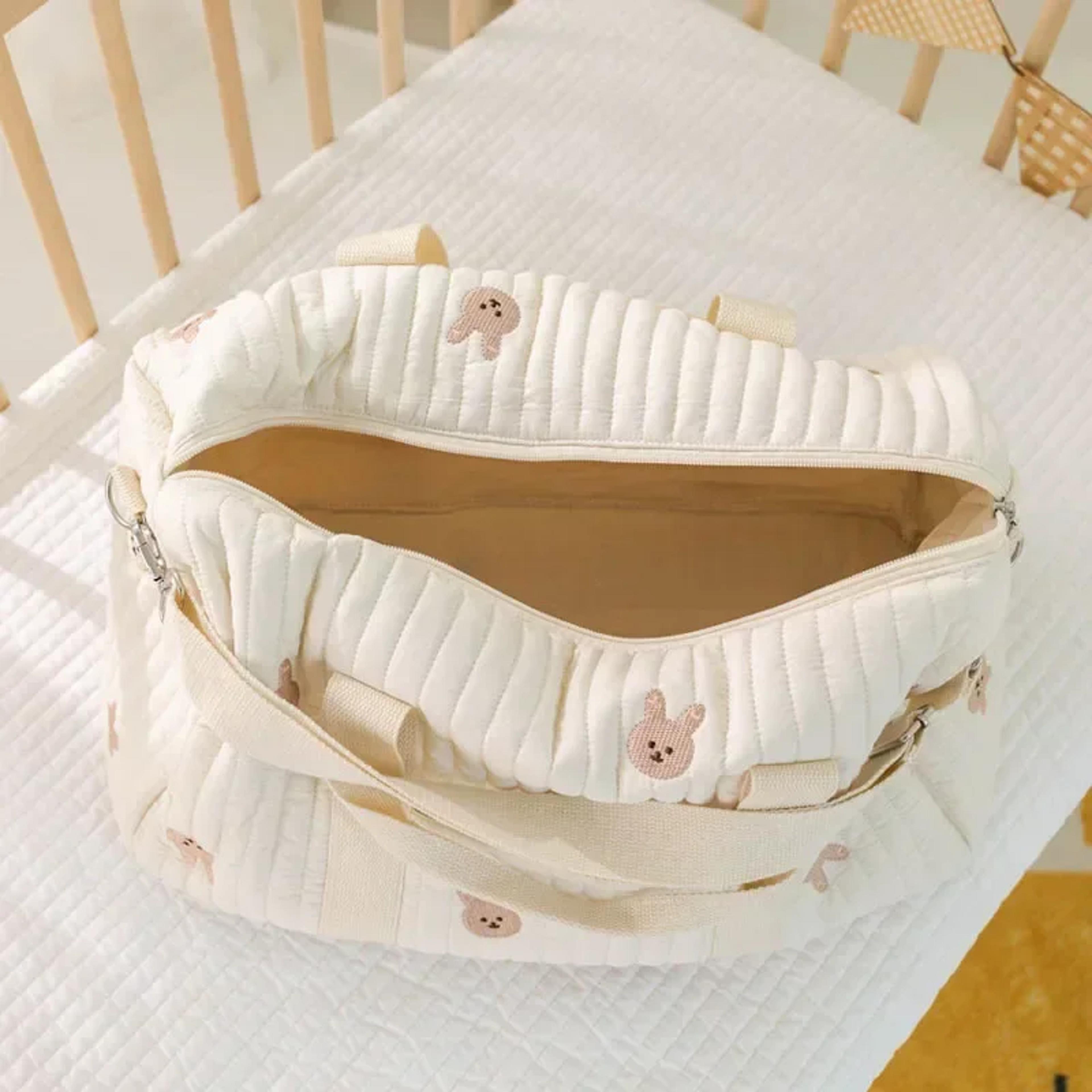 Baby Diaper Bag Mommy Bag Bear Maternity Pack Stroller Nappy Organizer Portable Luggage Tote Bags 5